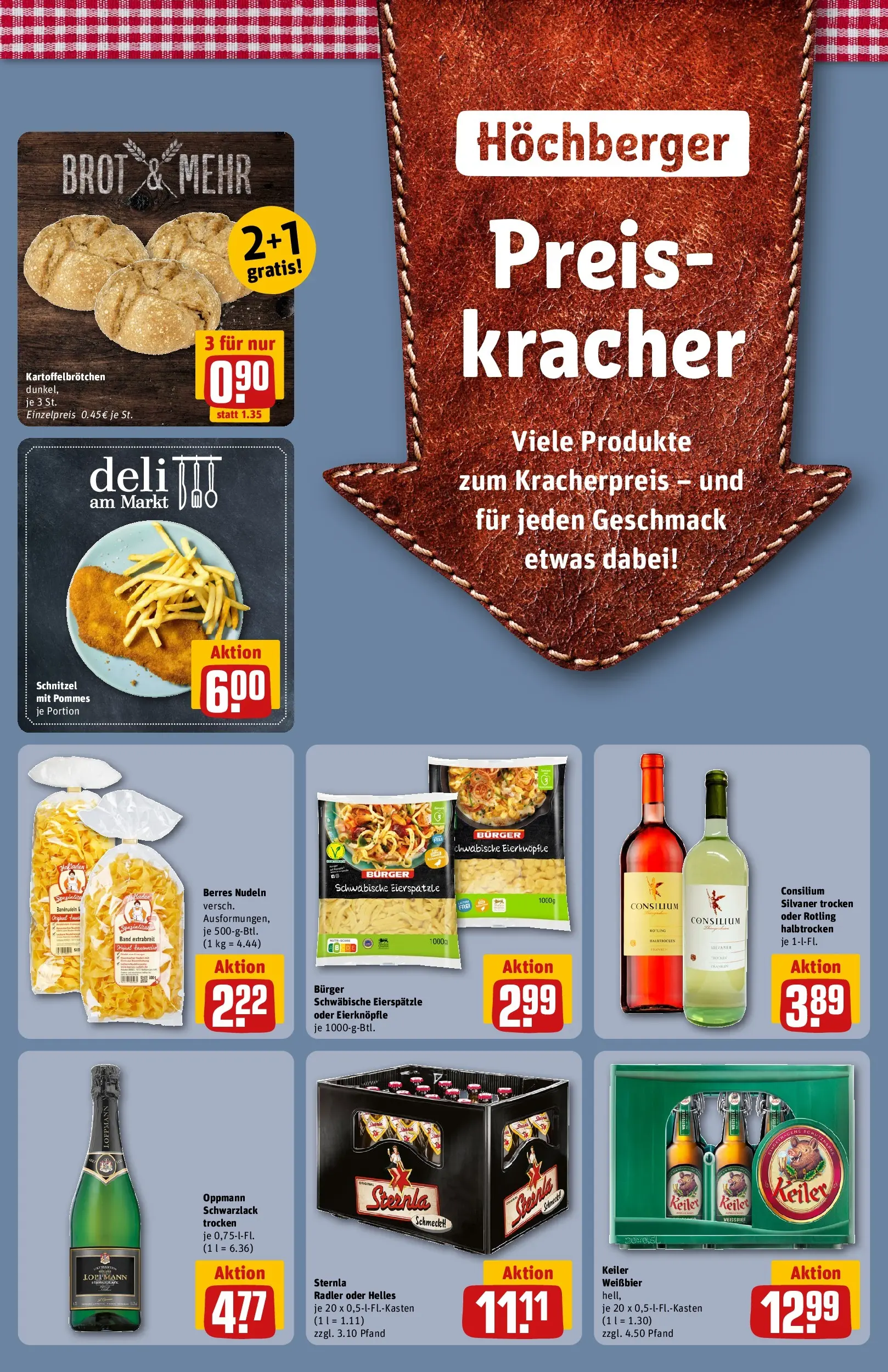 REWE Prospekt ab 12.04.2026 zum Blättern » Angebote | Seite: 37 | Produkte: Pommes, Burger, Radler, Brot