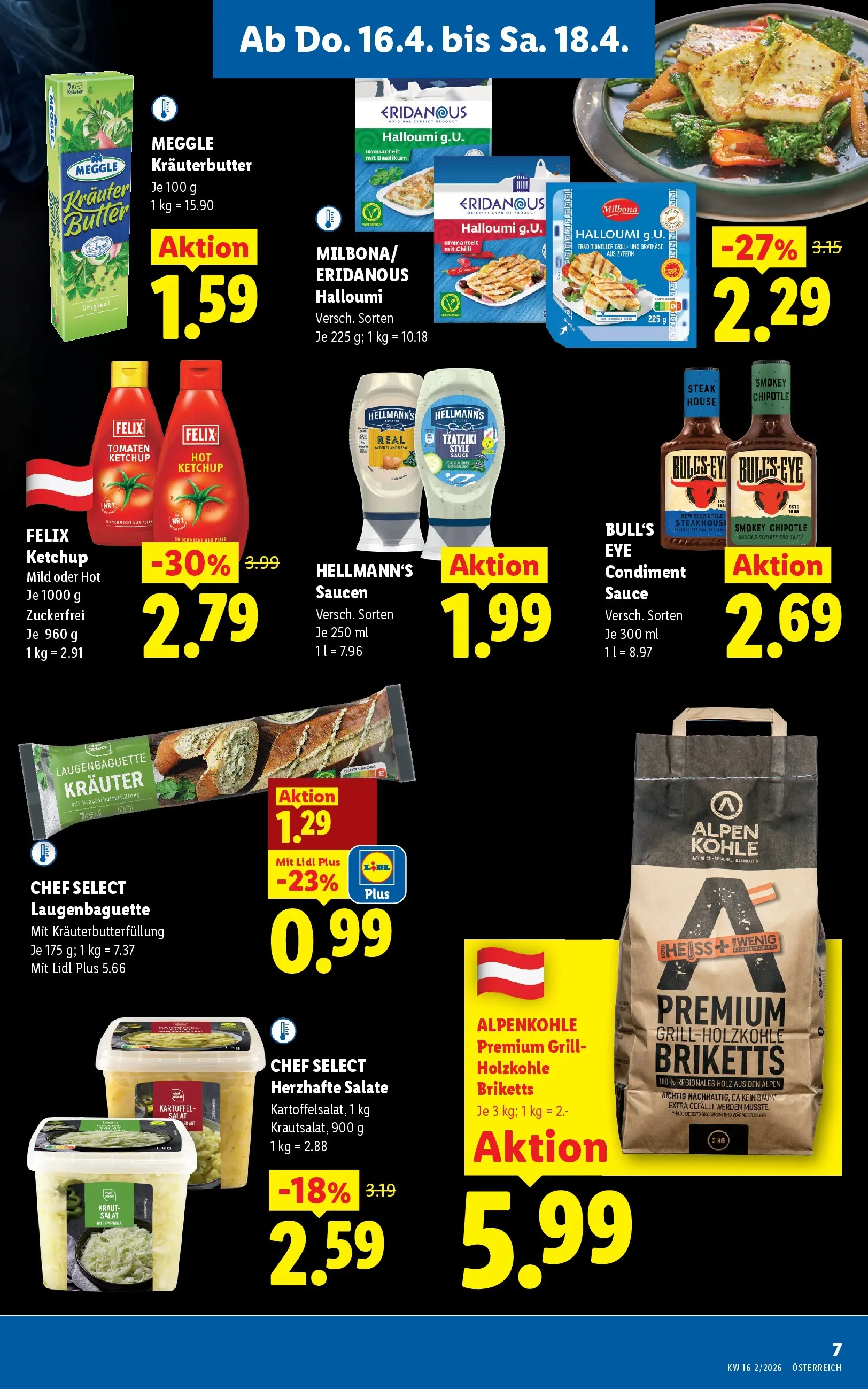 Lidl - Lidl ab 15.04.2026 - Angebote ab donnerstag | Seite: 9 | Produkte: Ketchup, Salat, Grill, Tomaten