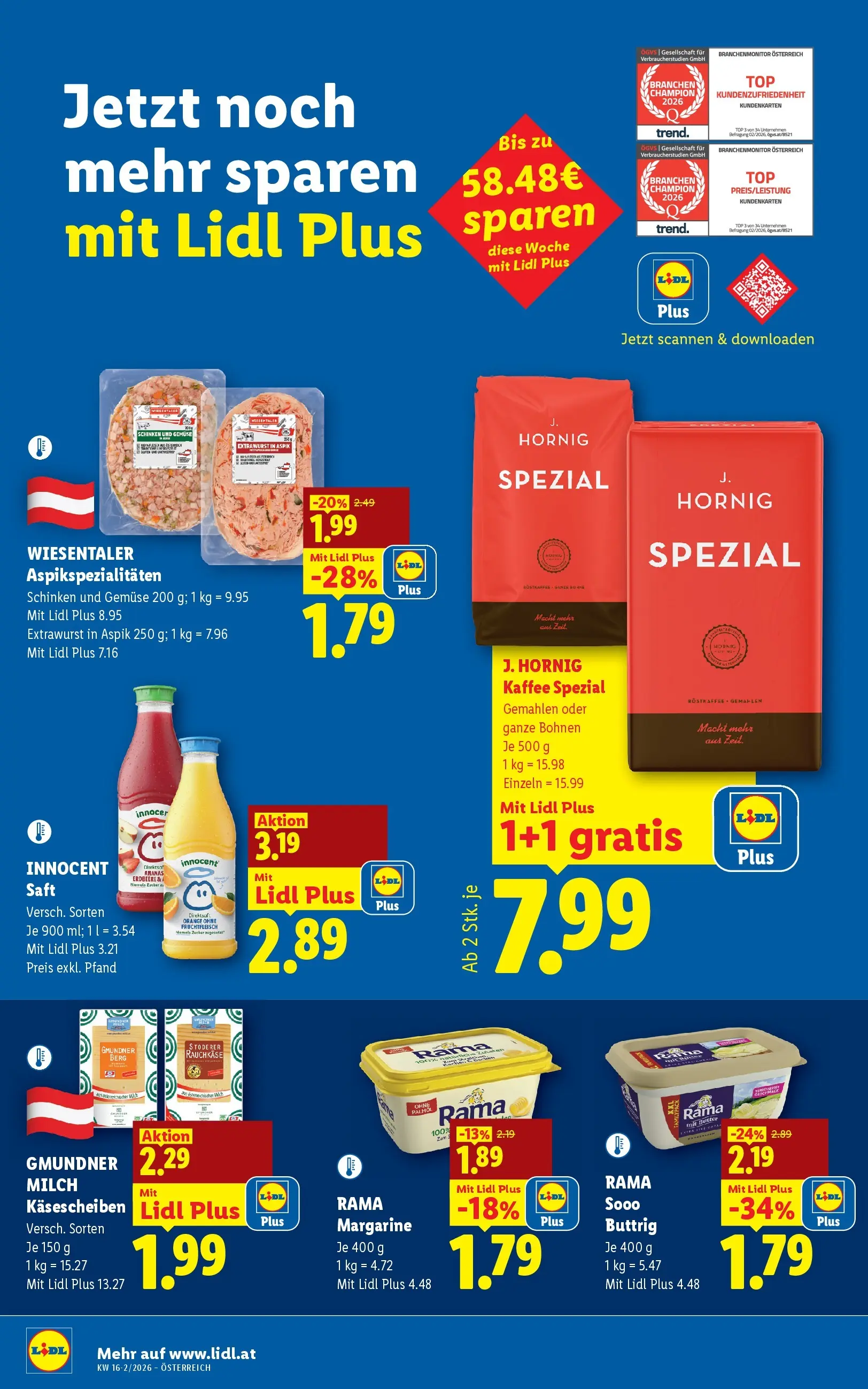 Lidl - Lidl ab 15.04.2026 - Angebote ab donnerstag | Seite: 12 | Produkte: Zucker, Milch, Kaffee, Schinken