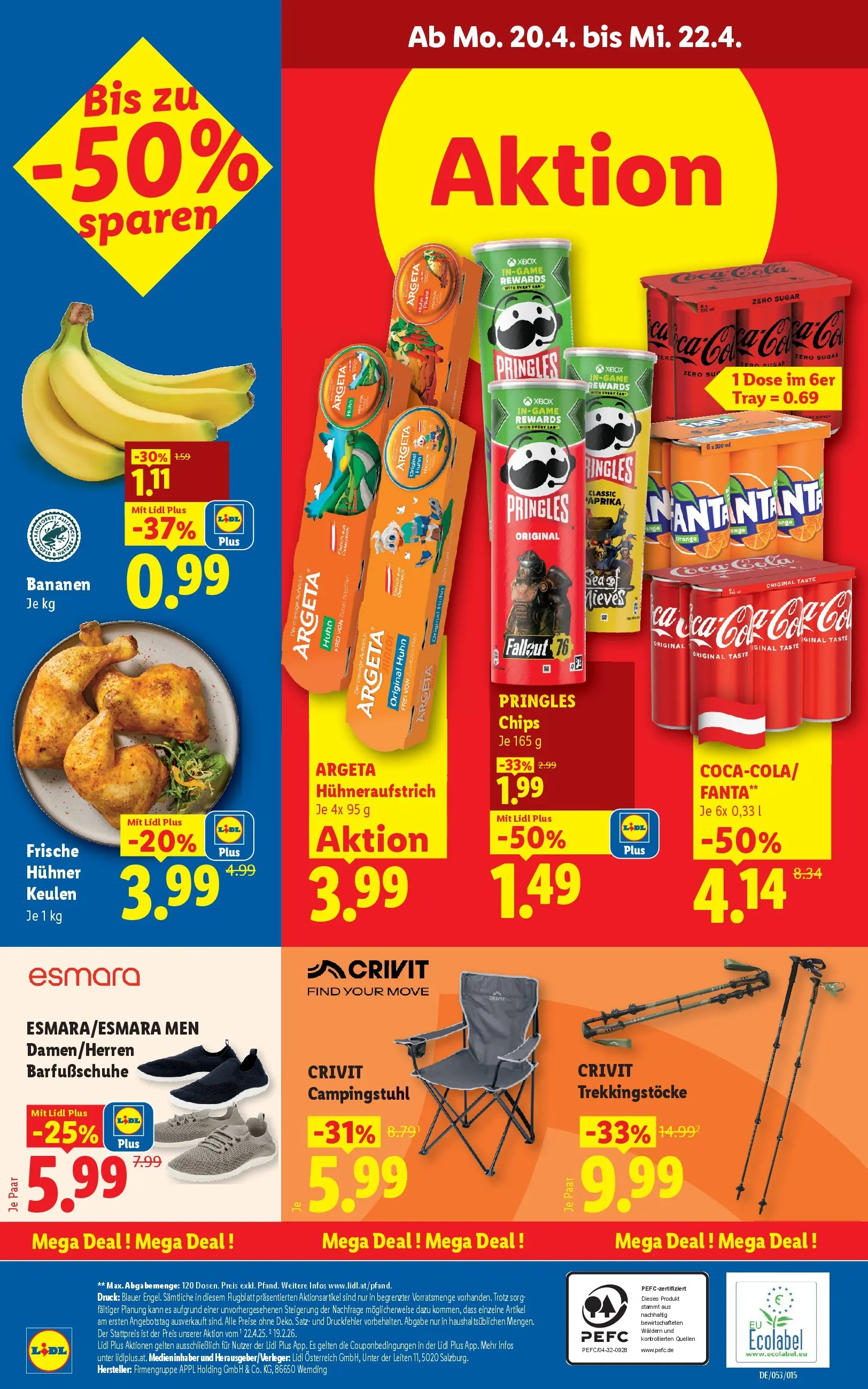 Lidl - Lidl ab 15.04.2026 - Angebote ab donnerstag | Seite: 30 | Produkte: Chips, Xbox, Bananen