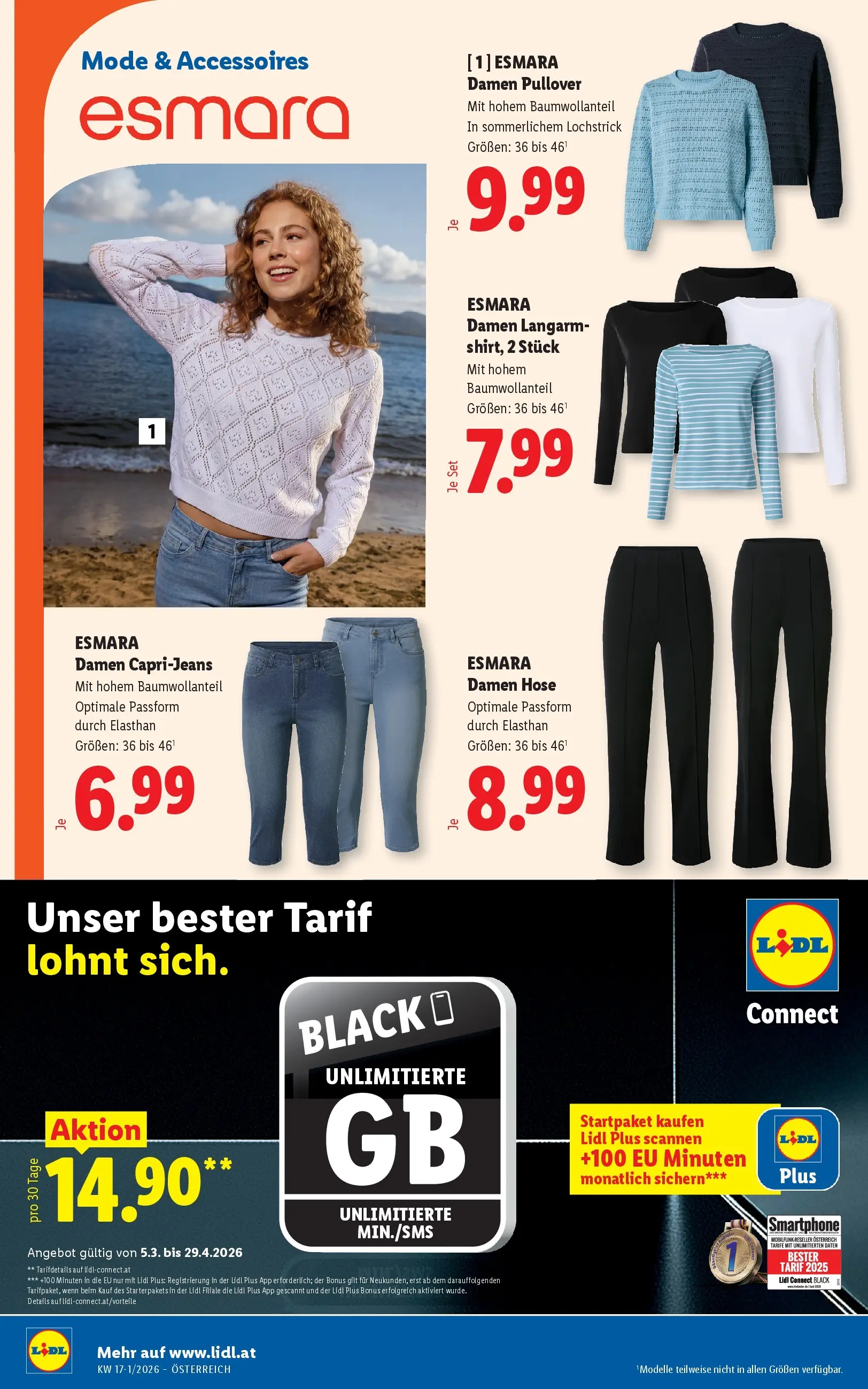 Lidl - Lidl ab 15.04.2026 - Angebote ab donnerstag | Seite: 33 | Produkte: Pullover, Hose, Smartphone