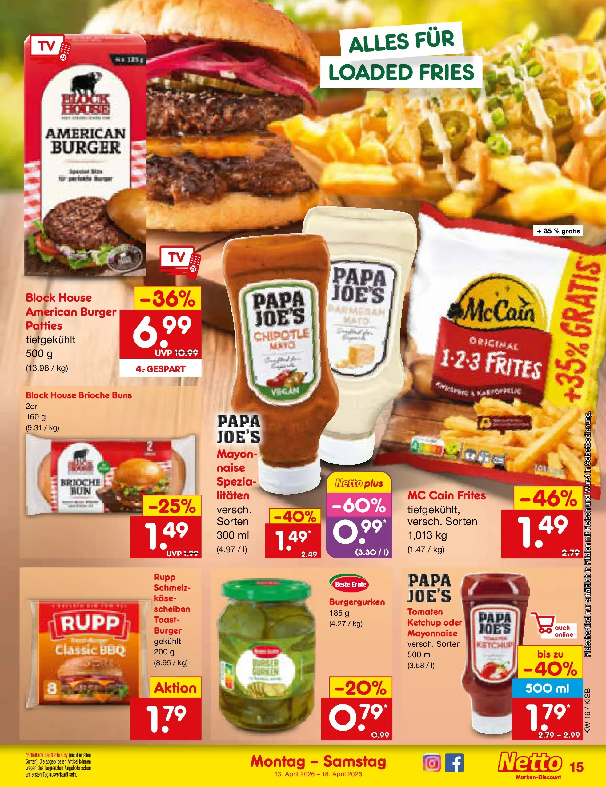 Netto Marken-Discount Prospekt Oberhaid (ab 13.04.2026) » Angebote | Seite: 17 | Produkte: Käse, Mayonnaise, Wurst, Fleisch Netto Marken-Discount Prospekt Oberhaid (ab 13.04.2026) » Angebote | Seite: 17 | Produkte: Käse, Mayonnaise, Wurst, Fleisch