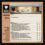 Potrefen&aacute; Husa Poledn&iacute; menu &ndash; do 10.04.2026