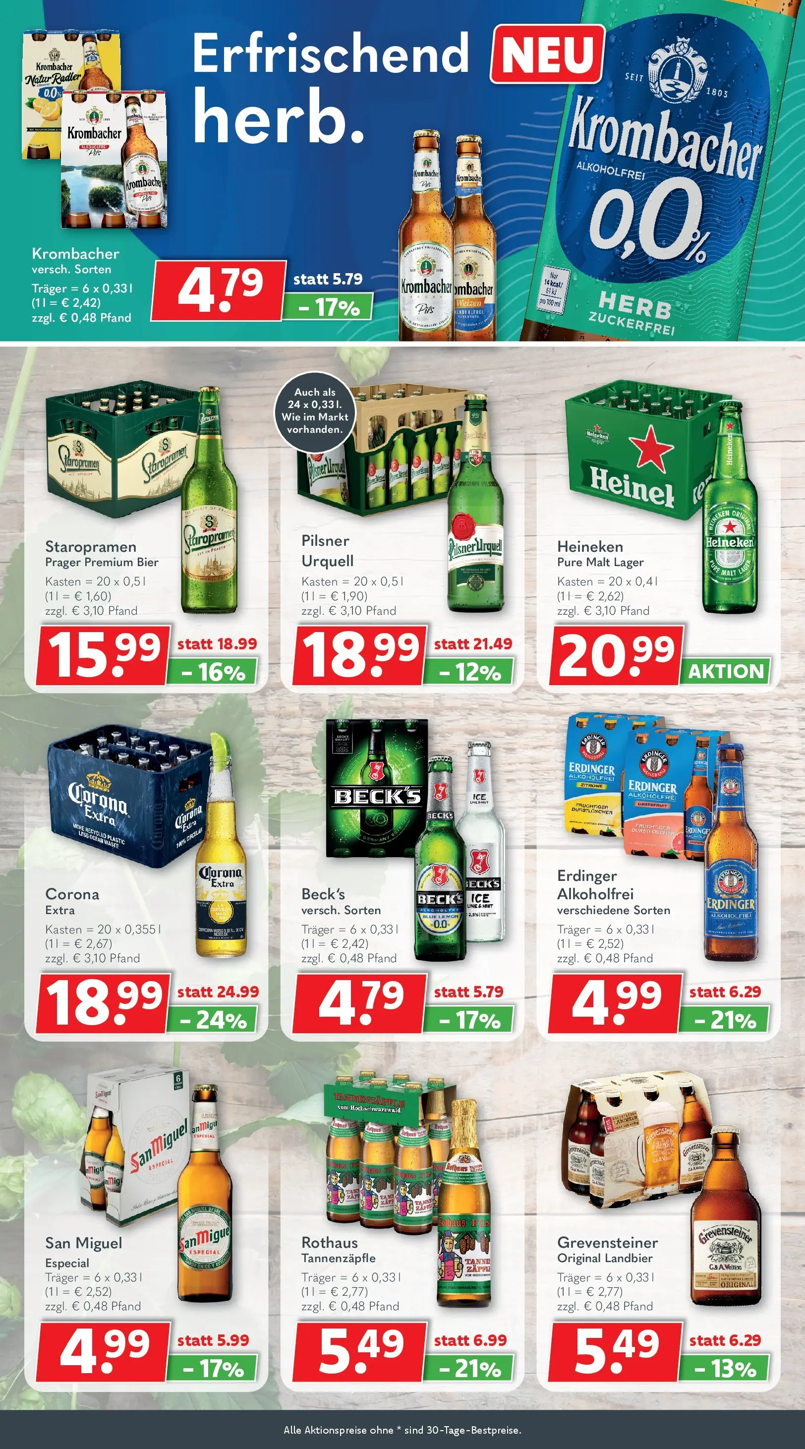 Getränkeland Prospekt Neustrelitz (ab 13.04.2026) zum Blättern | Seite: 4 | Produkte: Durstloscher, Erdinger, Pils, Radler