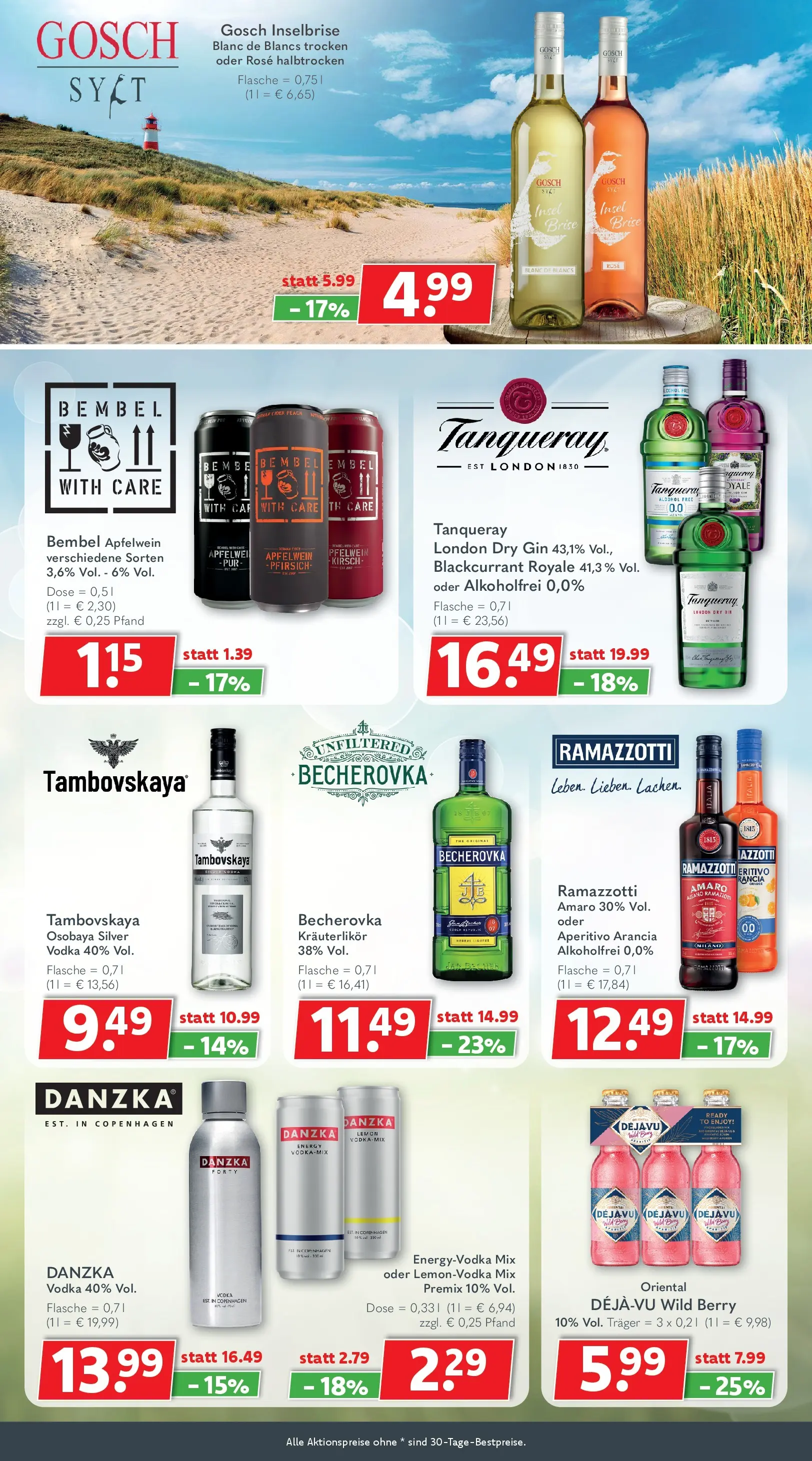 Getränkeland Prospekt Neustrelitz (ab 13.04.2026) zum Blättern | Seite: 7 | Produkte: Energy, Vodka, Gin, Ramazzotti