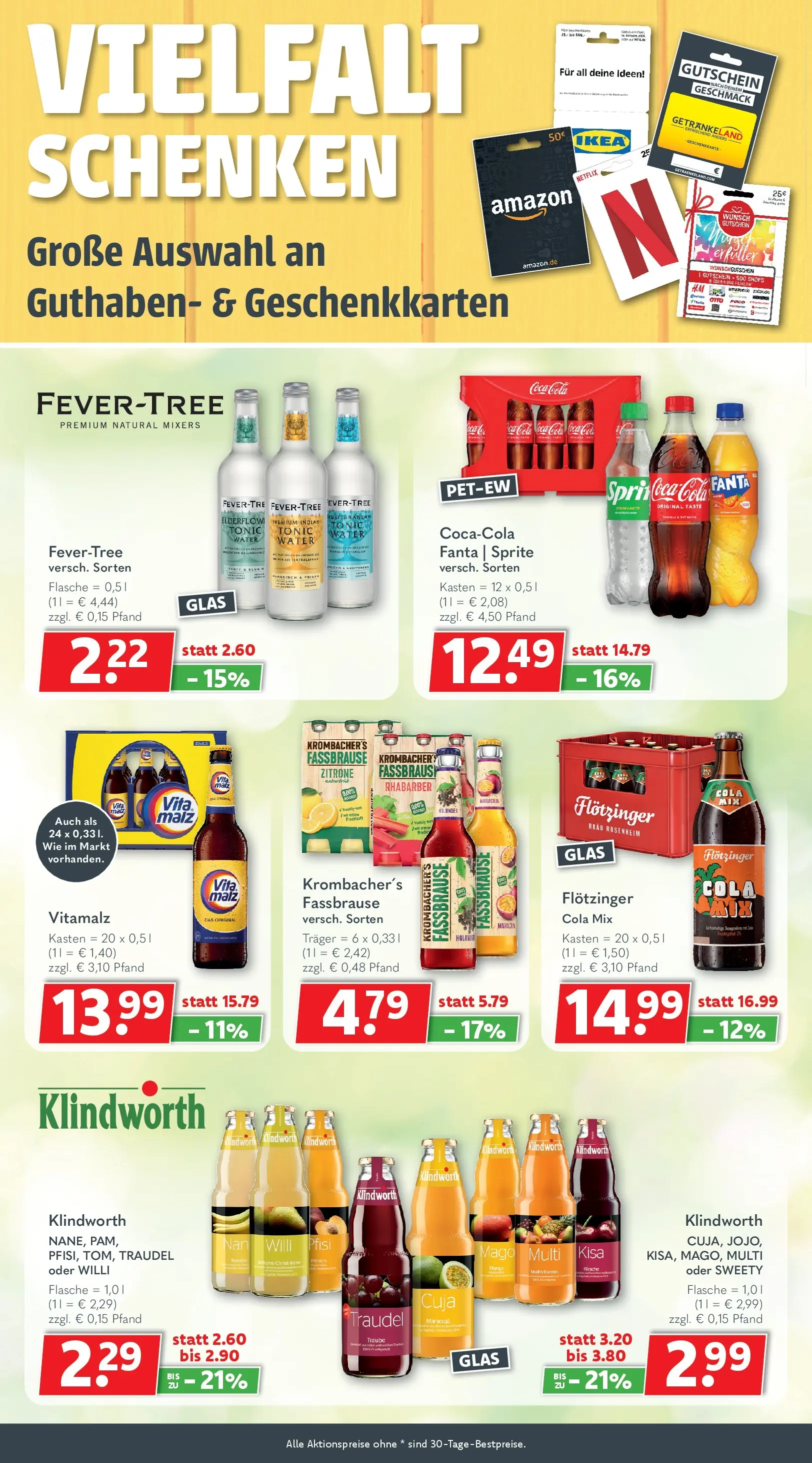 Getränkeland Prospekt Sandesneben (ab 13.04.2026) zum Blättern | Seite: 5 | Produkte: Coca cola, Fanta, Fassbrause, Fruchtsaft