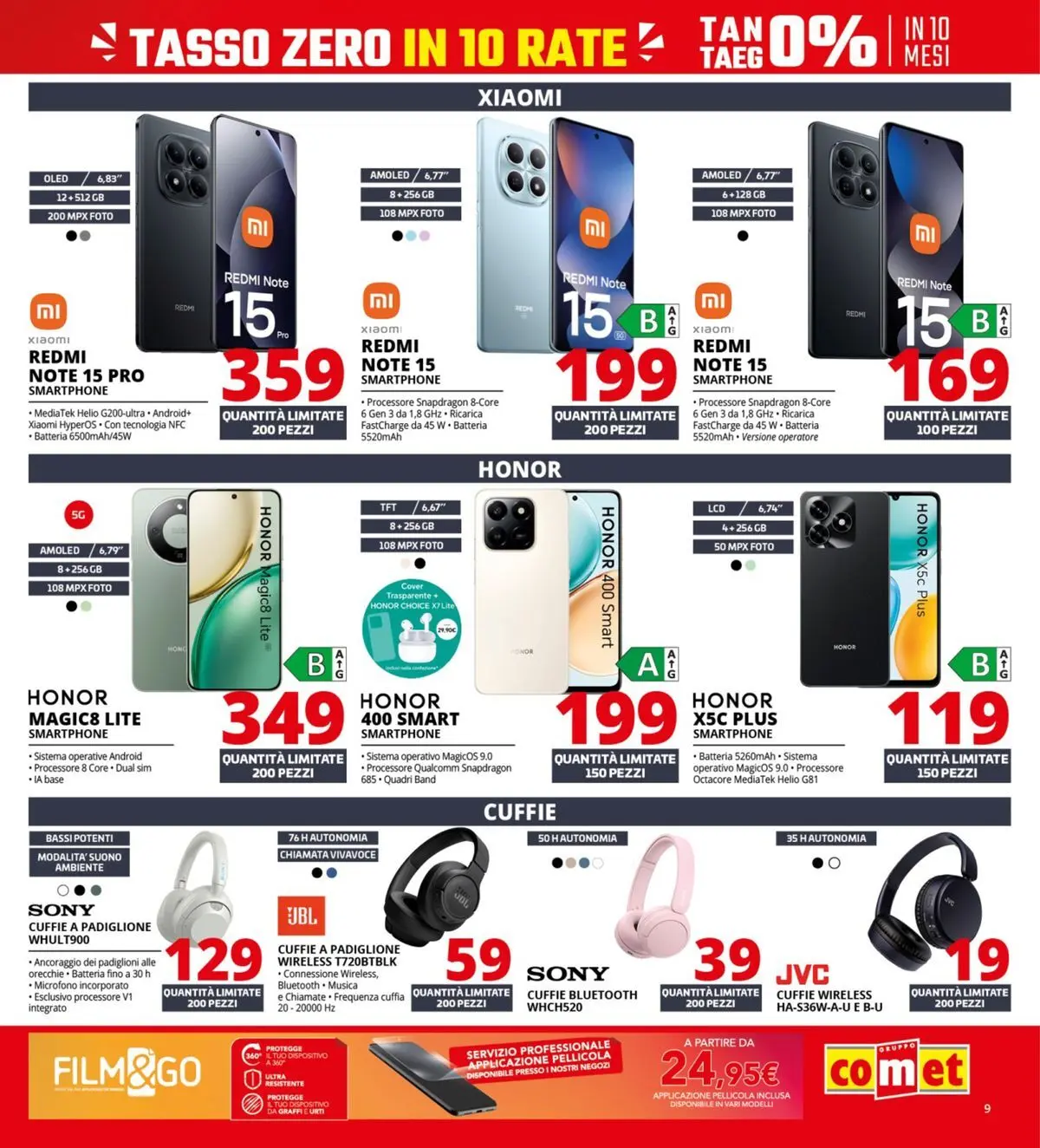Nuovo Comet - Il bonus che abbassa i prezzi dal 10/04/2026 > offerte anteprima 🛍️ | Pagina: 9 | Prodotti: Xiaomi, Smartphone, Cuffie, Batteria