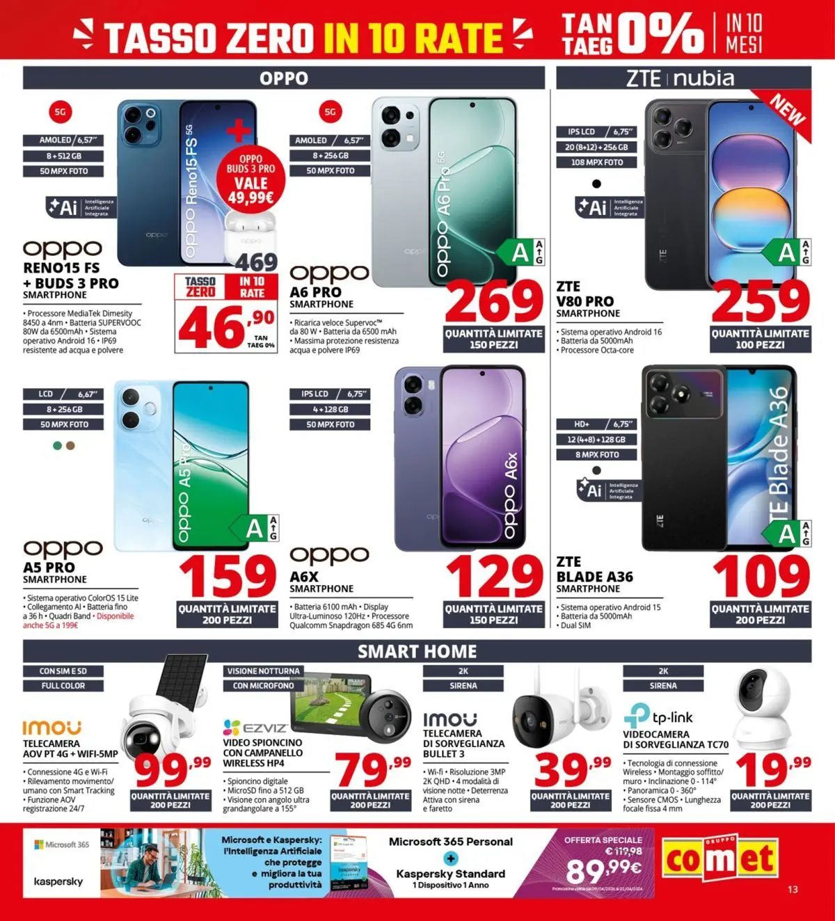 Nuovo Comet - Il bonus che abbassa i prezzi dal 10/04/2026 > offerte anteprima 🛍️ | Pagina: 13 | Prodotti: Faretto, Acqua, Microfono, Batteria