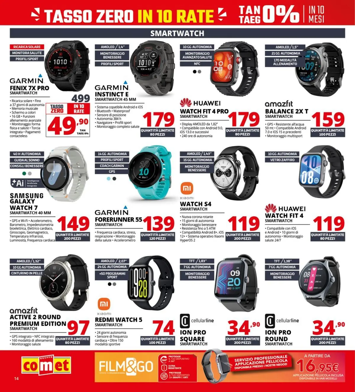 Nuovo Comet - Il bonus che abbassa i prezzi dal 10/04/2026 > offerte anteprima 🛍️ | Pagina: 14 | Prodotti: Schermo, Huawei, Samsung Galaxy, Smartwatch