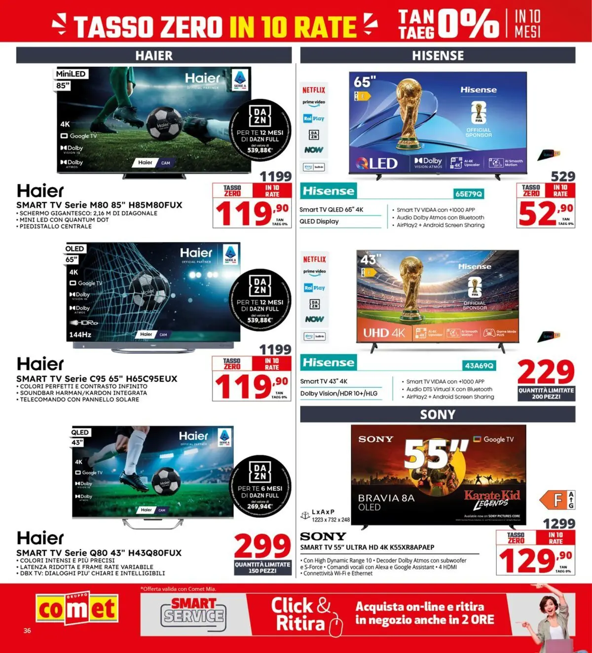 Nuovo Comet - Il bonus che abbassa i prezzi dal 10/04/2026 > offerte anteprima 🛍️ | Pagina: 36 | Prodotti: Schermo, Telecomando, Soundbar, Audio