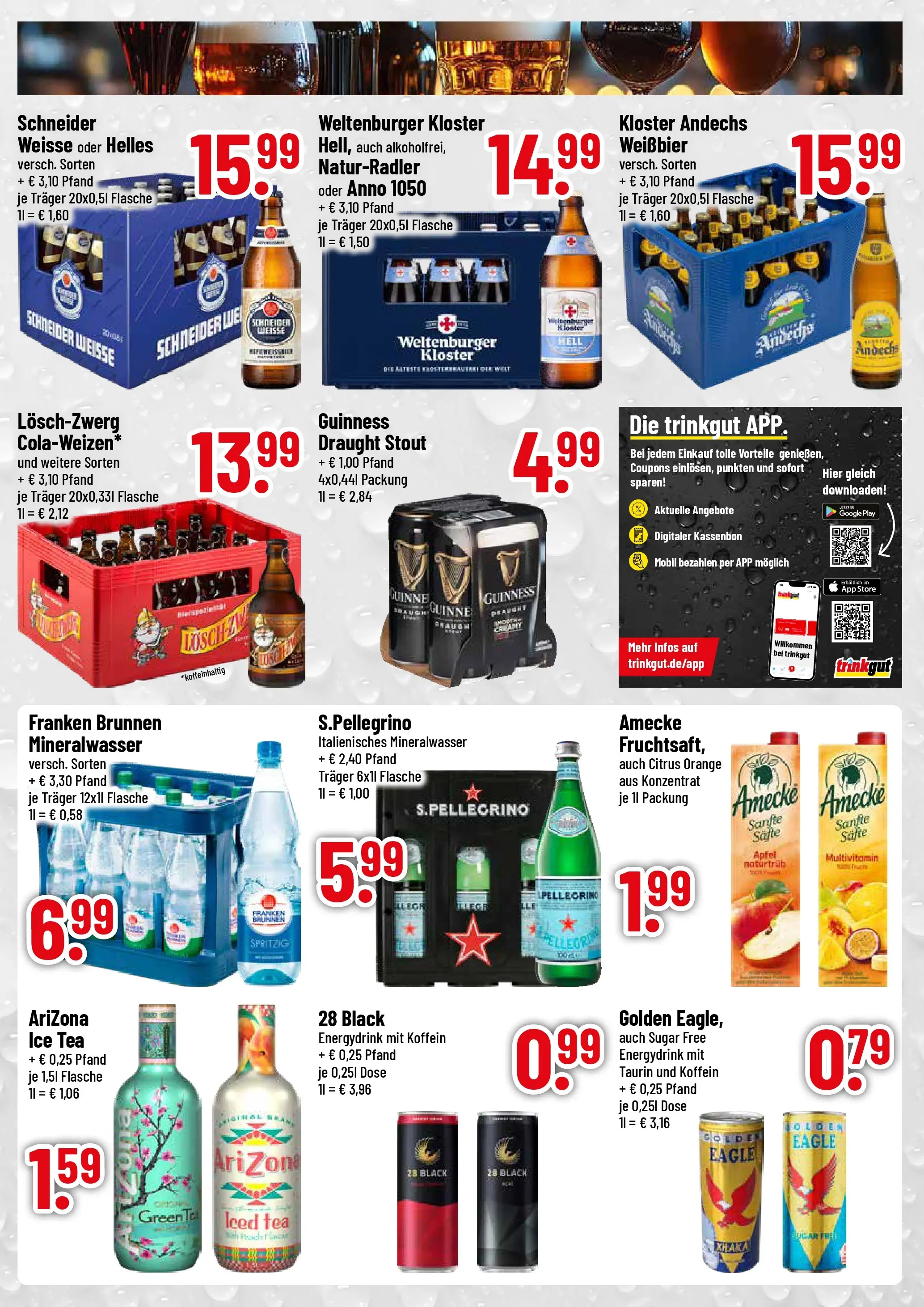 Trinkgut Prospekt Simbach/Inn	 (ab 12.04.2026) » Angebote online | Seite: 3 | Produkte: Weißbier, Äpfel, Mineralwasser