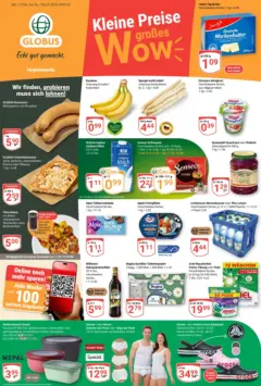 Globus Prospekt Hoyerswerda	 ab 12.04.2026 gültig | Seite: 1 | Produkte: Haltbare milch, Spargel, Mineralwasser, Waschmittel