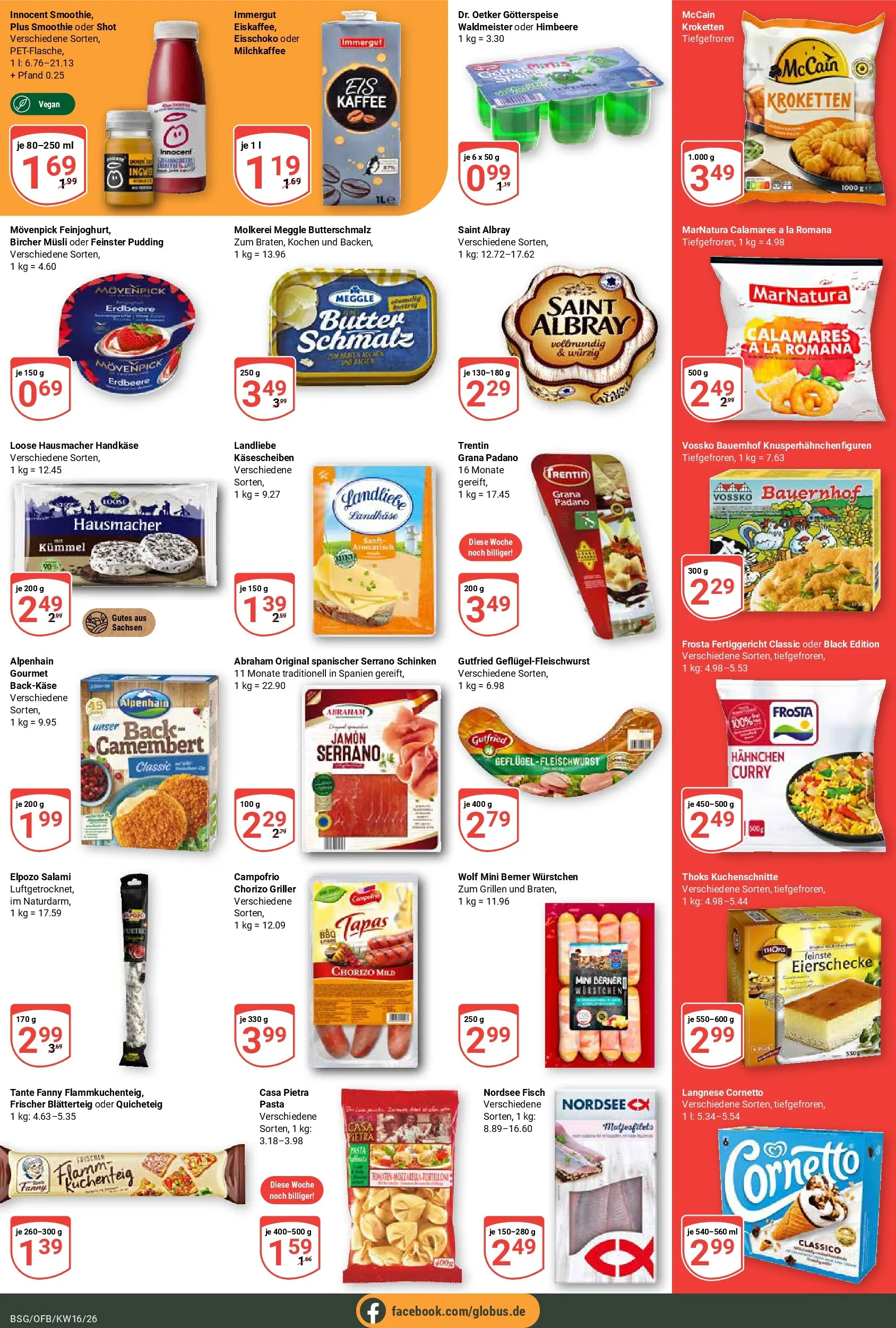 Globus Prospekt Braunschweig	 (ab 12.04.2026) » Angebote online | Seite: 3 | Produkte: Butterschmalz, Frosta, Pasta, Salami