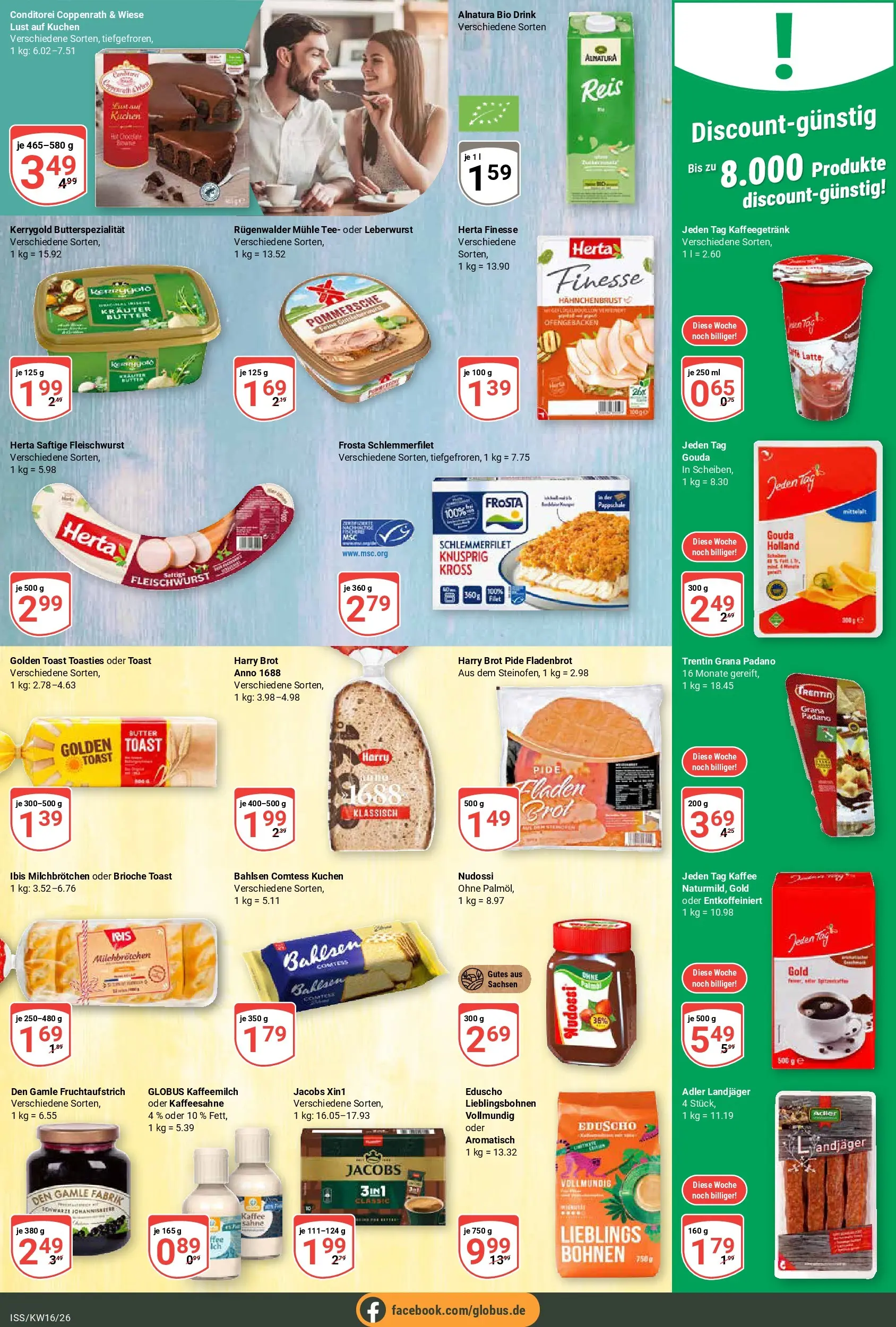 Globus Prospekt Isserstedt	 (ab 12.04.2026) » Angebote online | Seite: 10 | Produkte: Butter, Gouda, Tee, Kuchen