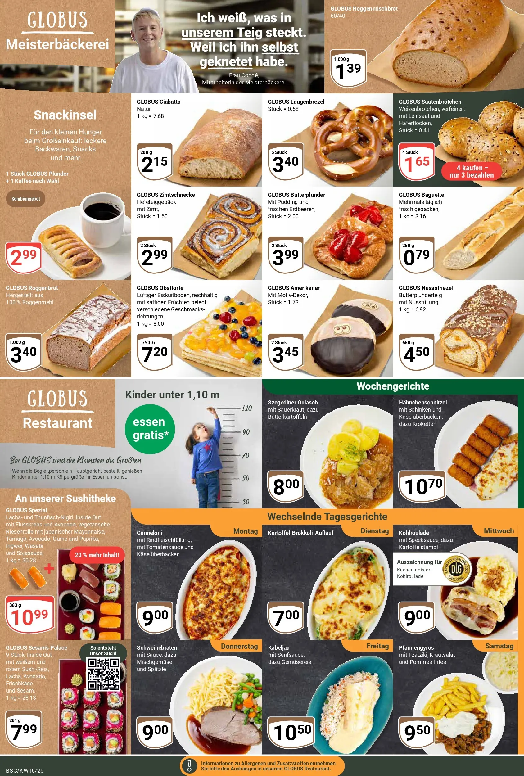 Globus Prospekt Braunschweig	 (ab 12.04.2026) » Angebote online | Seite: 7 | Produkte: Käse, Kaffee, Pommes, Baguette