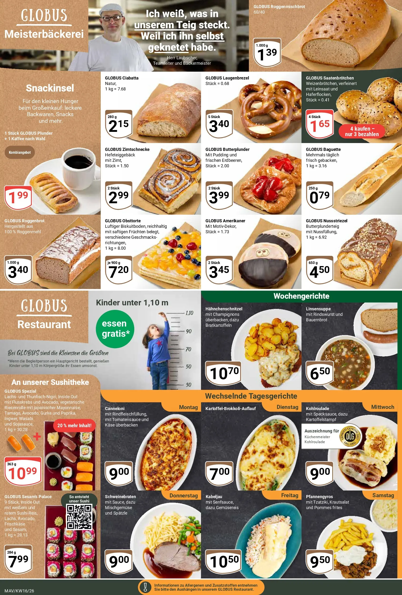 Globus Prospekt Mannheim	 (ab 12.04.2026) » Angebote online | Seite: 7 | Produkte: Pommes frites, Pudding, Avocado, Frischkase