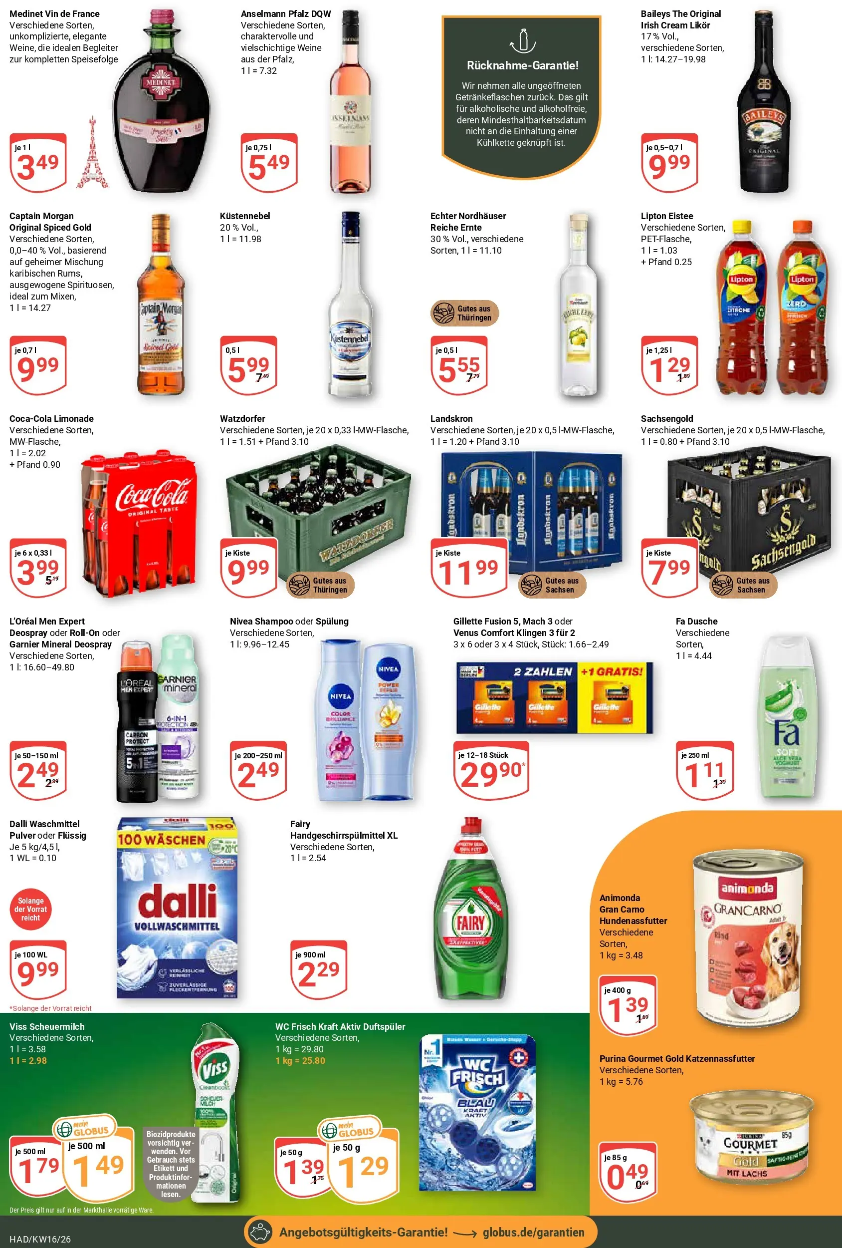 Globus Prospekt Halle (saale)	 (ab 12.04.2026) » Angebote online | Seite: 3 | Produkte: Cola, Limonade, Shampoo, Deospray