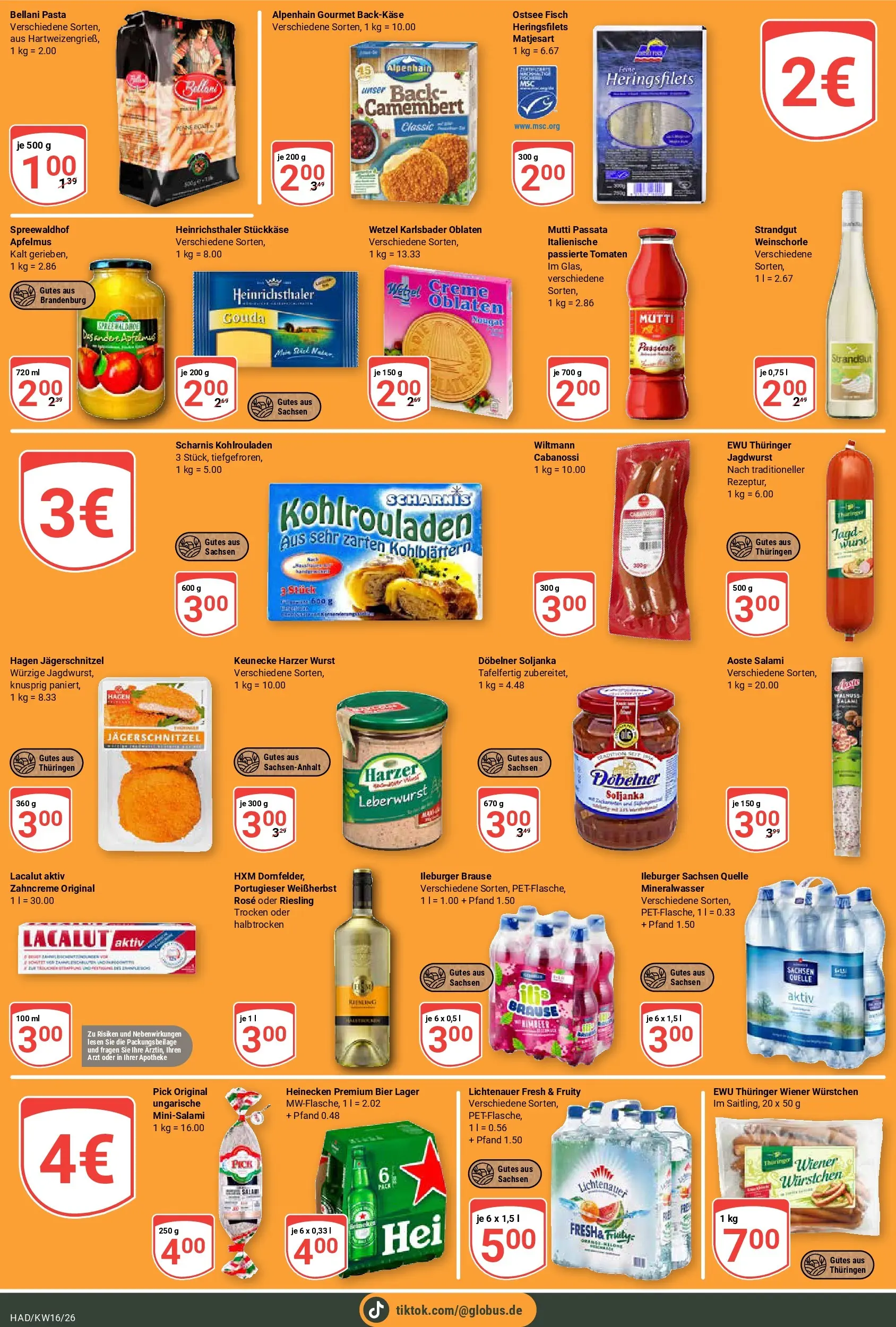 Globus Prospekt Halle (saale)	 (ab 12.04.2026) » Angebote online | Seite: 20 | Produkte: Mineralwasser, Creme, Fisch, Weinschorle