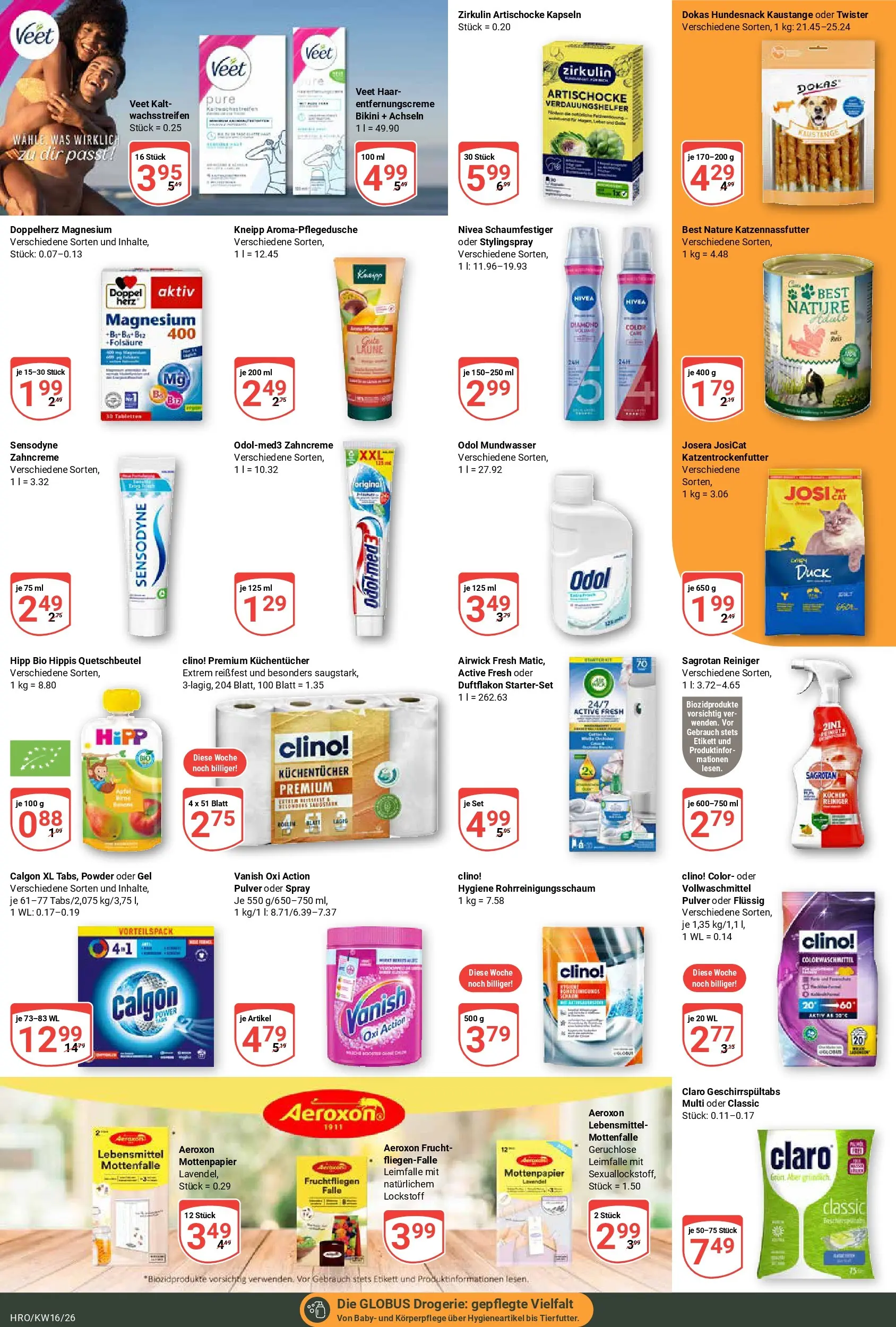 Globus Prospekt Rostock	 (ab 12.04.2026) » Angebote online | Seite: 19 | Produkte: Bikini, Mundwasser