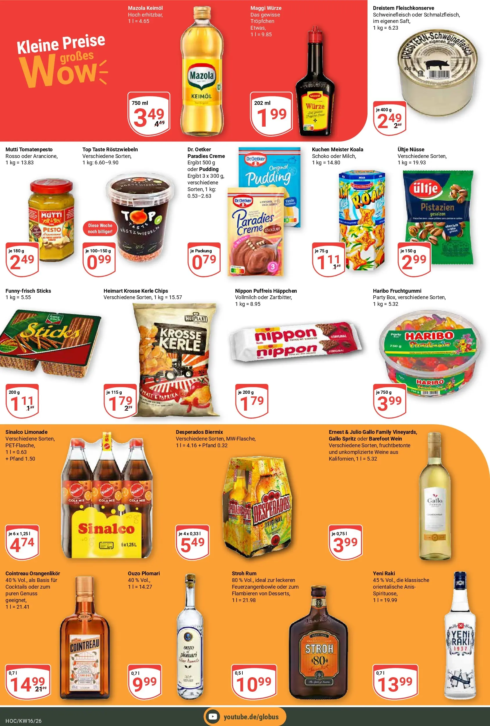Globus Prospekt Hockenheim	 (ab 12.04.2026) » Angebote online | Seite: 4 | Produkte: Sinalco, Cola, Limonade, Schweinefleisch