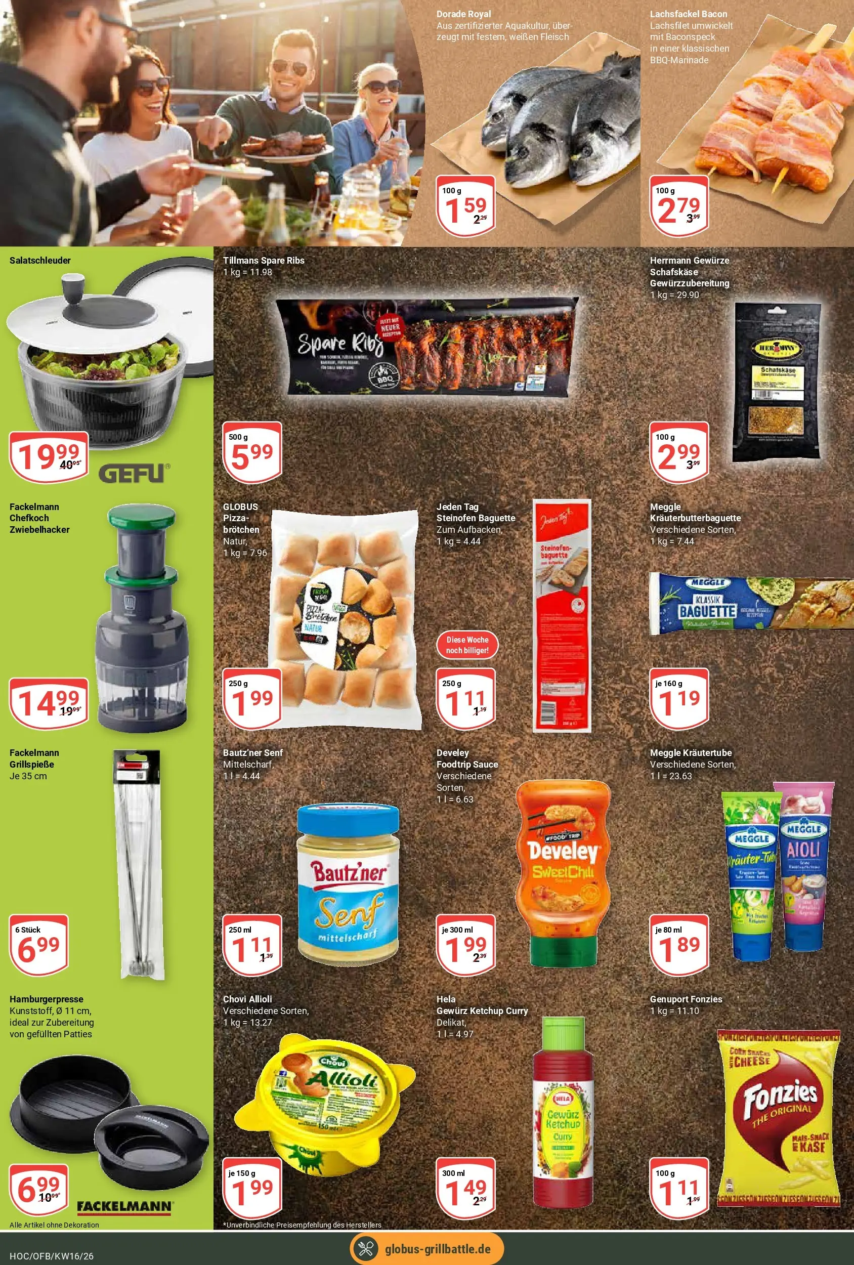 Globus Prospekt Hockenheim	 (ab 12.04.2026) » Angebote online | Seite: 15 | Produkte: Dorade, Gewürze, Ketchup, Schafskase