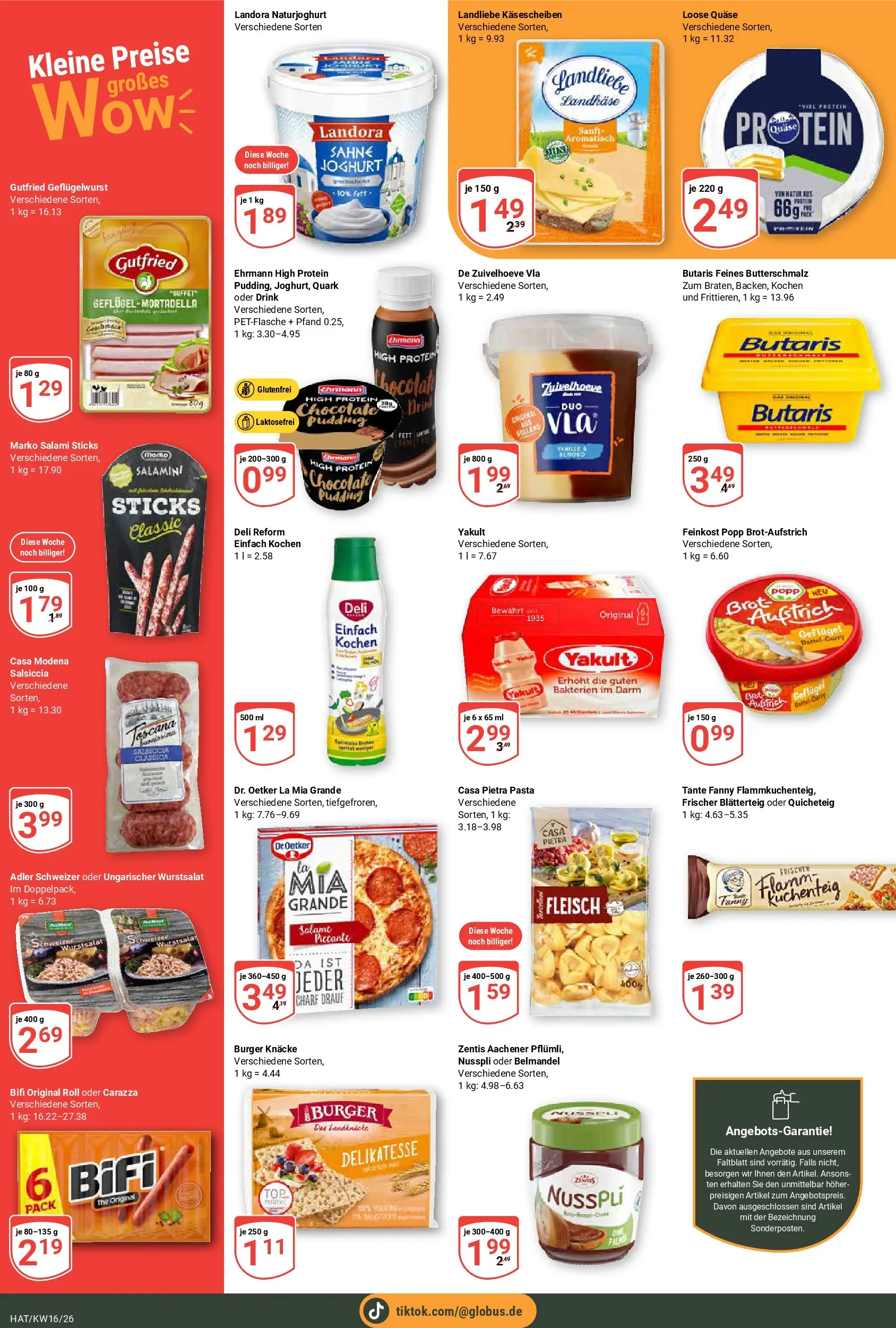 Globus Prospekt Hattersheim	 (ab 12.04.2026) » Angebote online | Seite: 2 | Produkte: Quark, Burger, Sahne, Deli reform