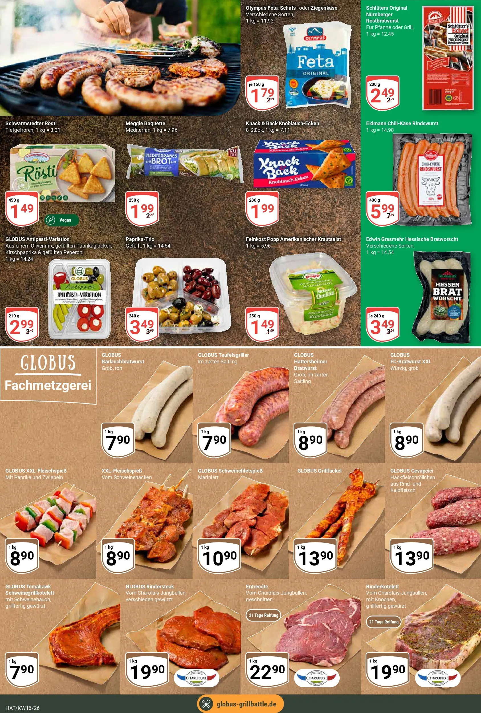 Globus Prospekt Hattersheim	 (ab 12.04.2026) » Angebote online | Seite: 10 | Produkte: Feta, Baguette, Zwiebeln, Paprika