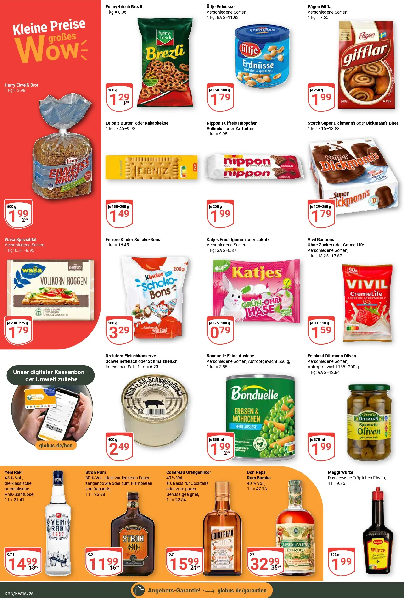 Globus Prospekt Koblenz-Bubenheim	 (ab 12.04.2026) » Angebote online | Seite: 4 | Produkte: Ultje erdnusse, Erdnüsse, Brot, Schweinefleisch