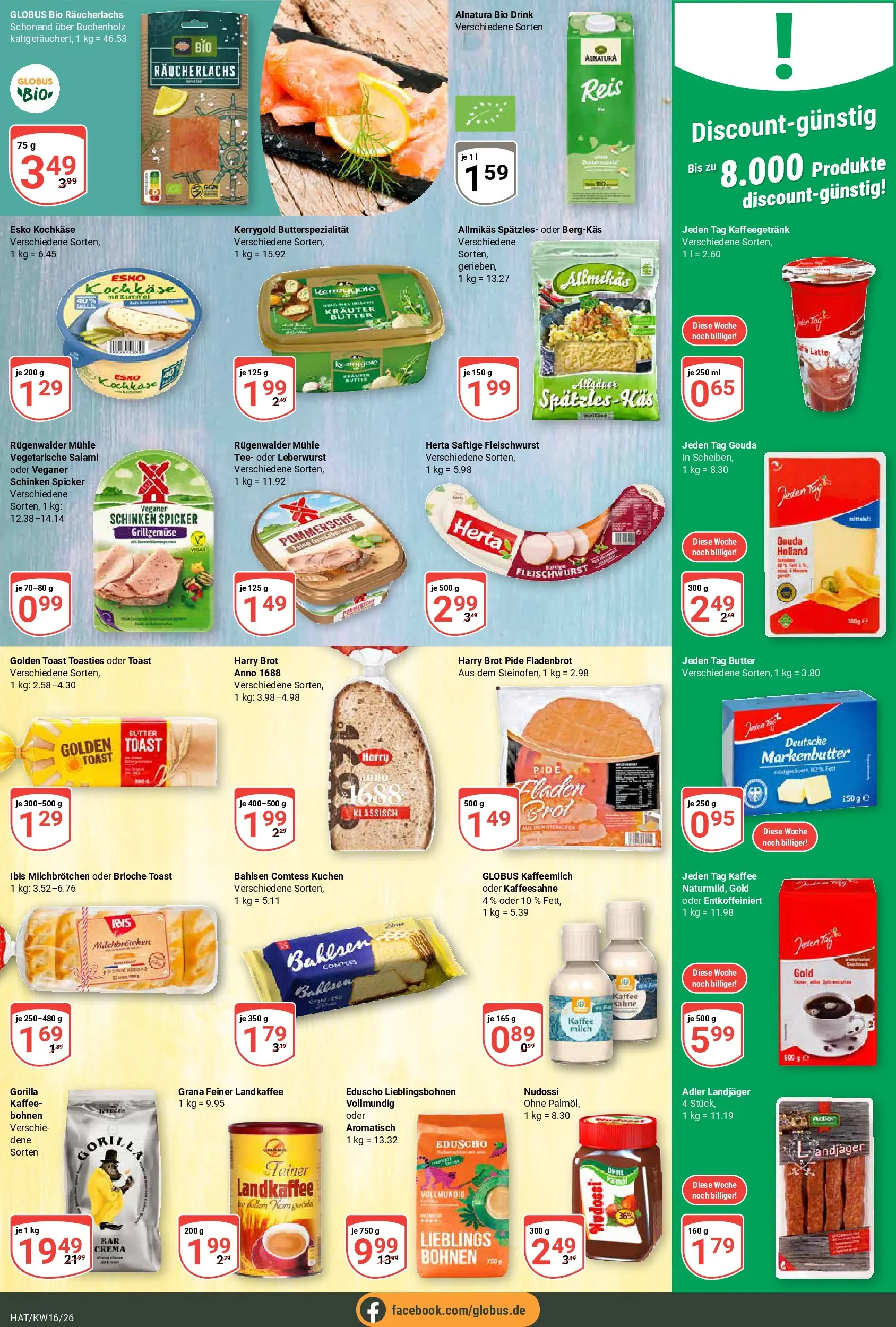 Globus Prospekt Hattersheim	 (ab 12.04.2026) » Angebote online | Seite: 14 | Produkte: Mühle, Milch, Kaffee, Tee