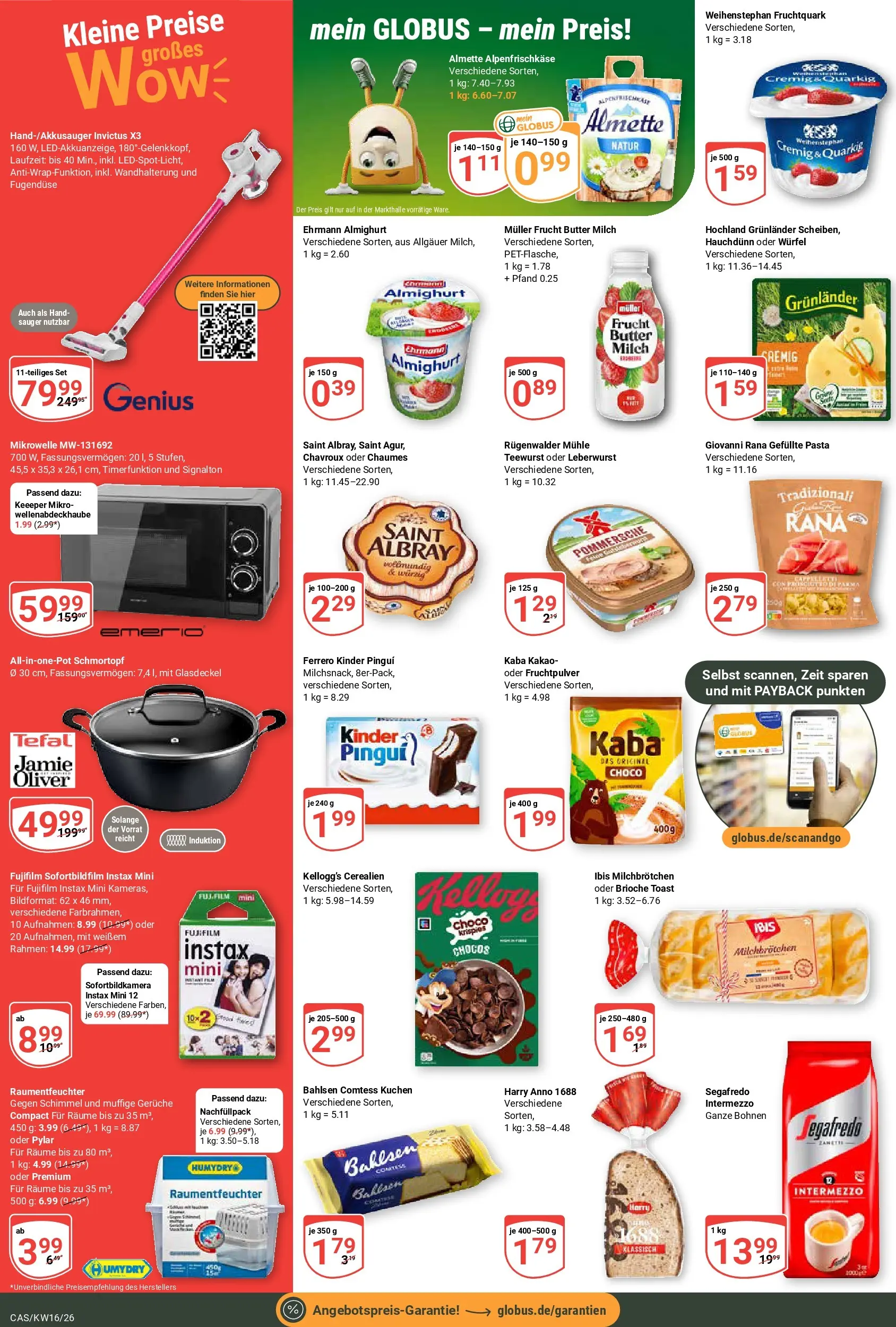 Globus Prospekt Castrop-Rauxel	 (ab 12.04.2026) » Angebote online | Seite: 2 | Produkte: Mikrowelle, Mühle, Toast, Kellogg's