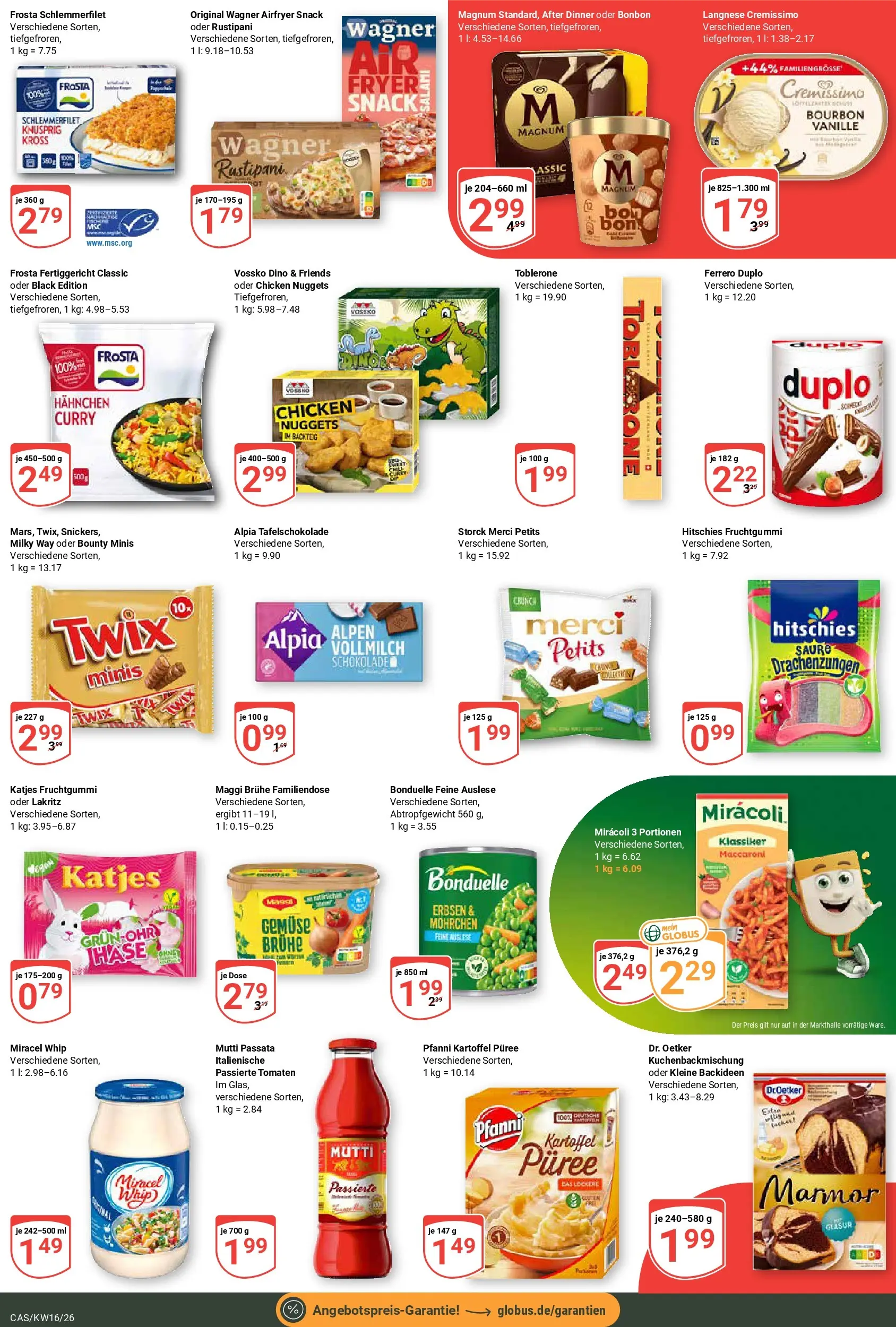 Globus Prospekt Castrop-Rauxel	 (ab 12.04.2026) » Angebote online | Seite: 3 | Produkte: Merci, Cremissimo, Maggi, Twix