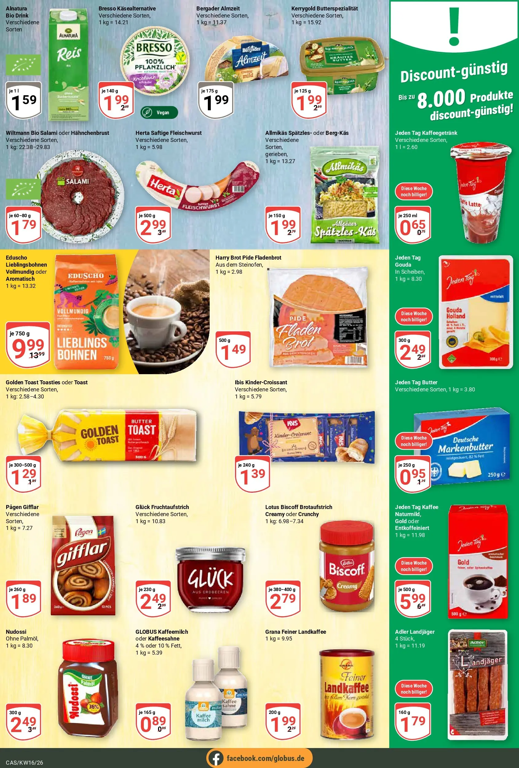 Globus Prospekt Castrop-Rauxel	 (ab 12.04.2026) » Angebote online | Seite: 11 | Produkte: Butter, Toast, Bresso, Hahnchenbrust