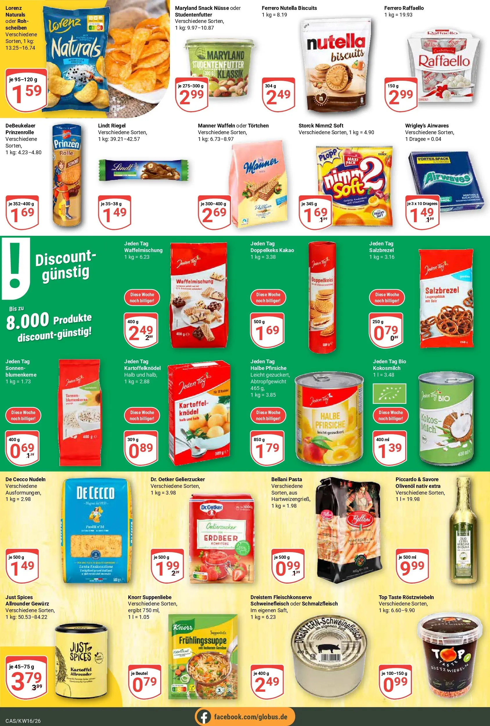 Globus Prospekt Castrop-Rauxel	 (ab 12.04.2026) » Angebote online | Seite: 13 | Produkte: Milch, Olivenol, Knorr, Waffeln