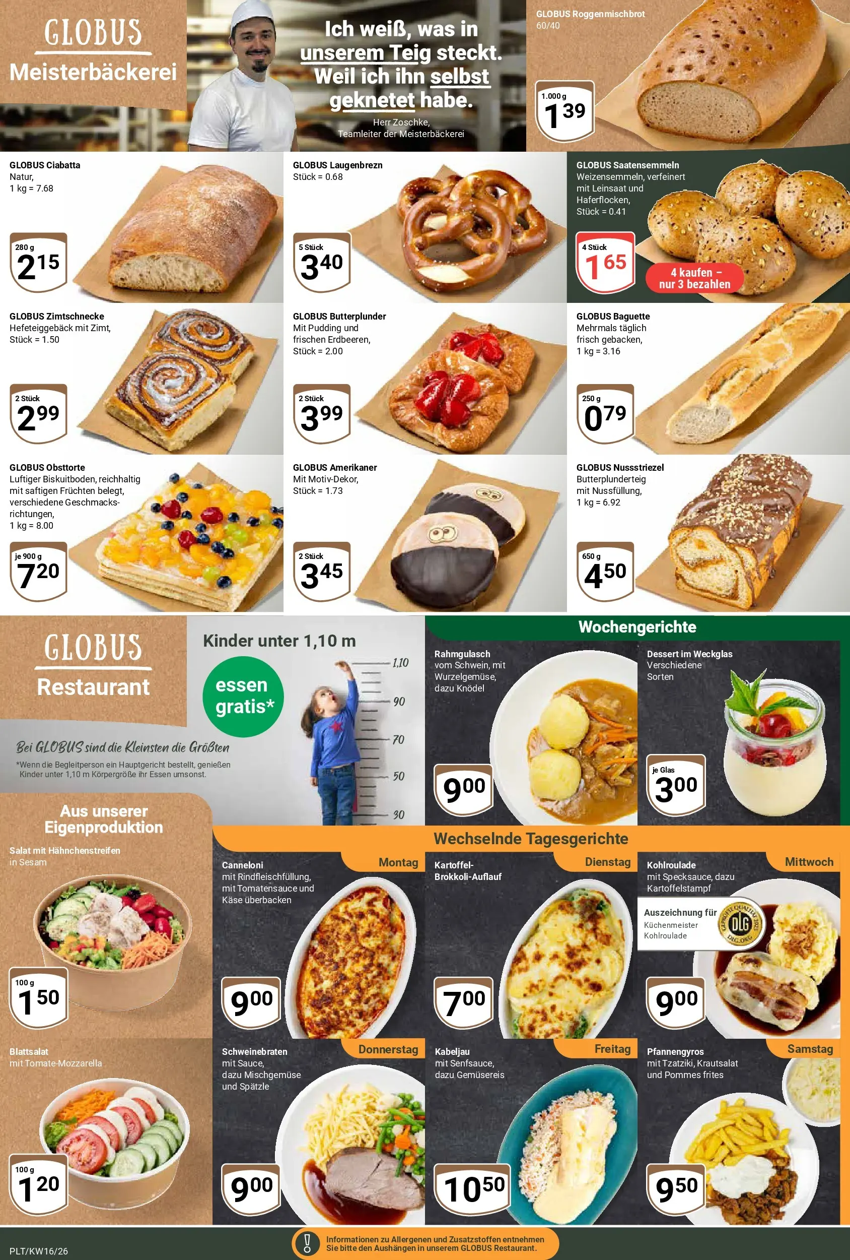 Globus Prospekt Plattling	 (ab 12.04.2026) » Angebote online | Seite: 5 | Produkte: Käse, Pommes, Pommes frites, Pudding