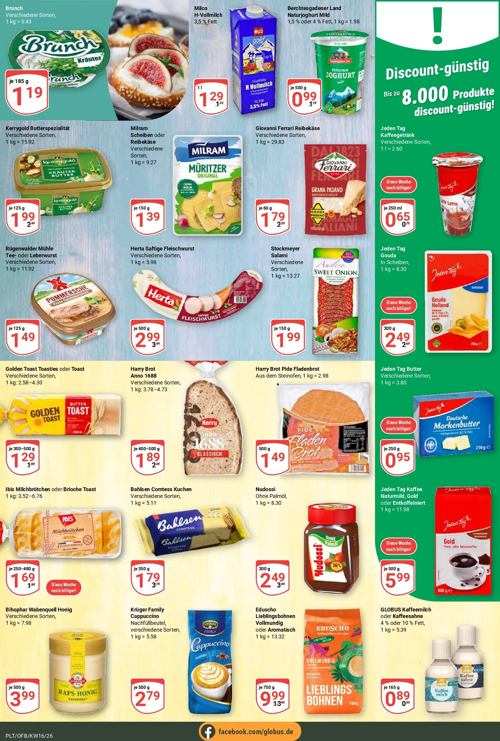 Globus Prospekt Plattling	 (ab 12.04.2026) » Angebote online | Seite: 10 | Produkte: Kaffee, Brot, Kuchen, Eduscho