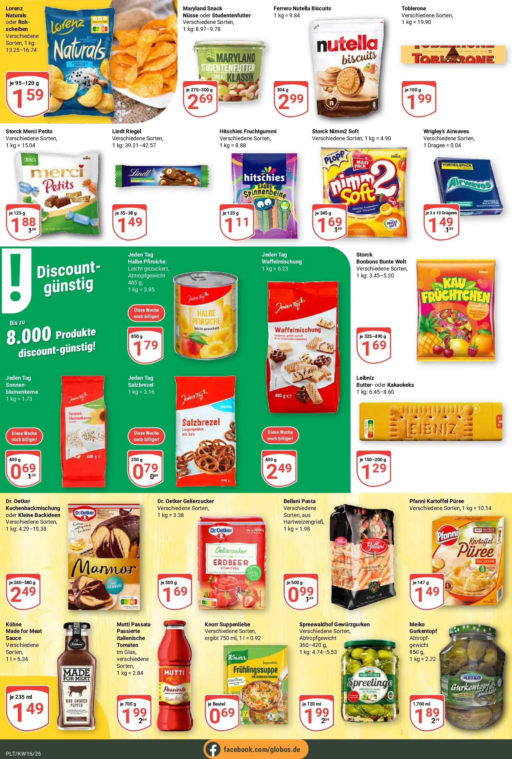 Globus Prospekt Plattling	 (ab 12.04.2026) » Angebote online | Seite: 13 | Produkte: Gewicht, Gelierzucker, Butter, Tomaten