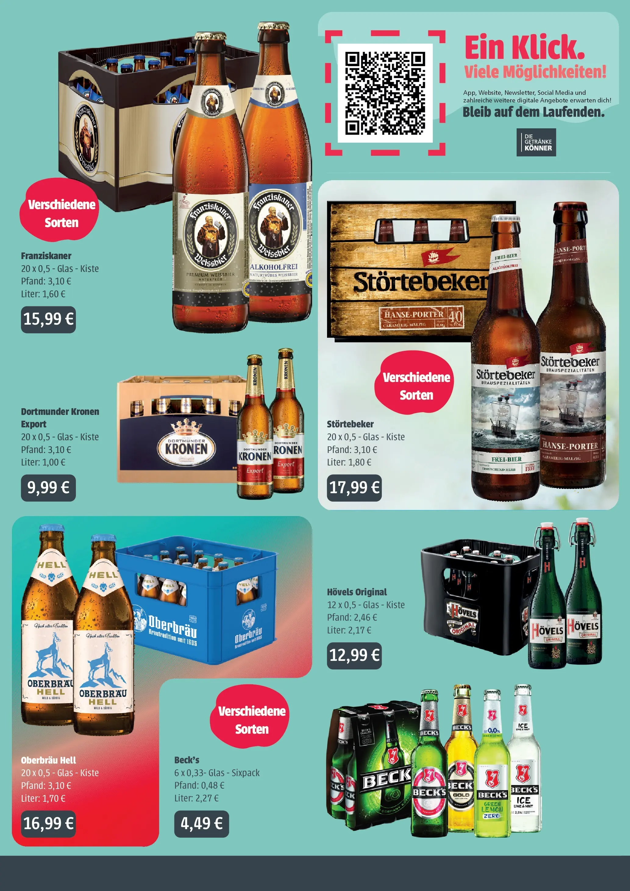 Angebote - Getränke Ellerkamp: Getränkeangebote (ab 12.04.2026) zum Blättern | Seite: 2 | Produkte: Franziskaner, Weißbier