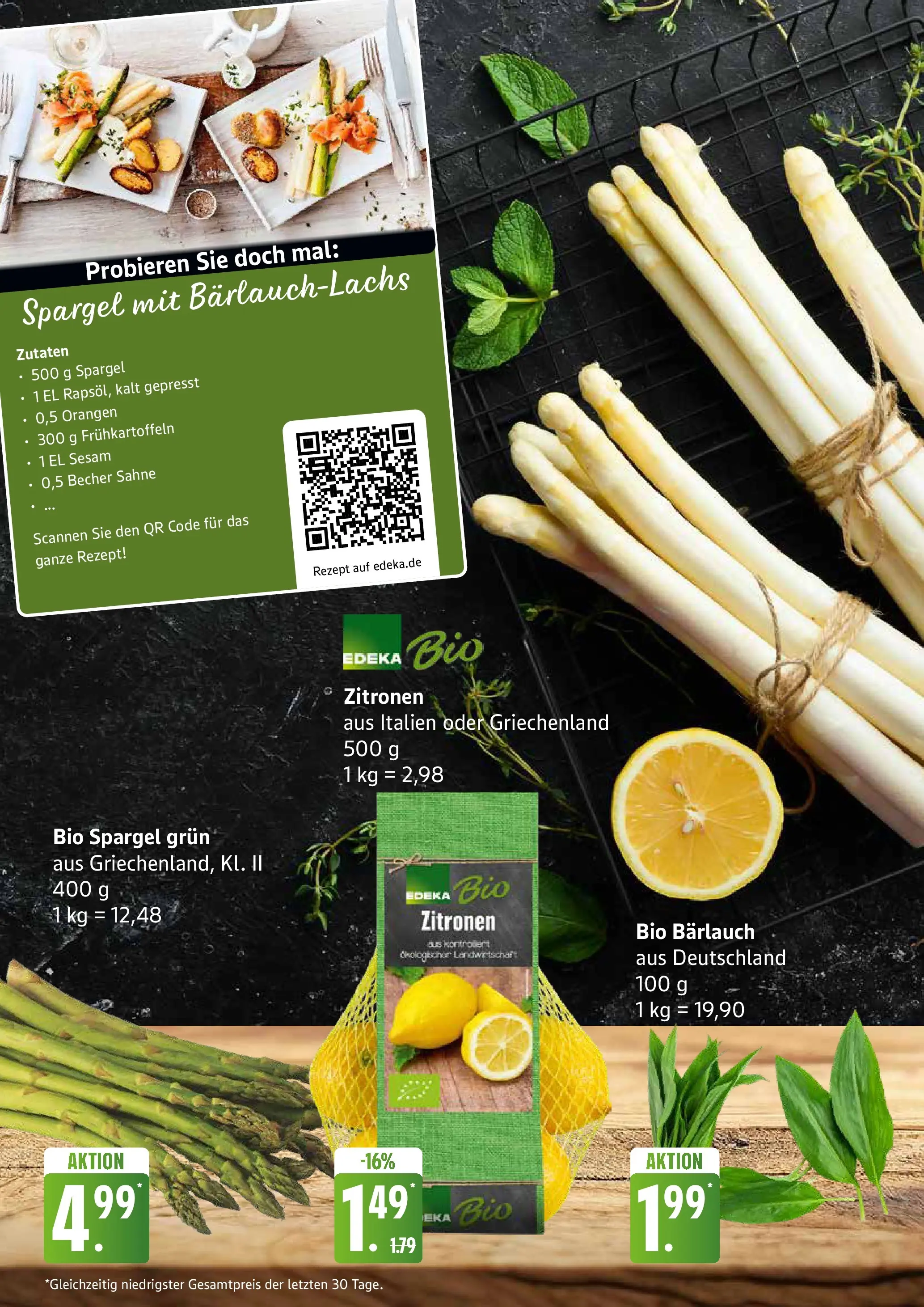 Edeka prospekt Ratzeburg	 (ab 12.04.2026) » Angebote Online | Seite: 6 | Produkte: Orangen, Spargel, Sahne, Zitronen