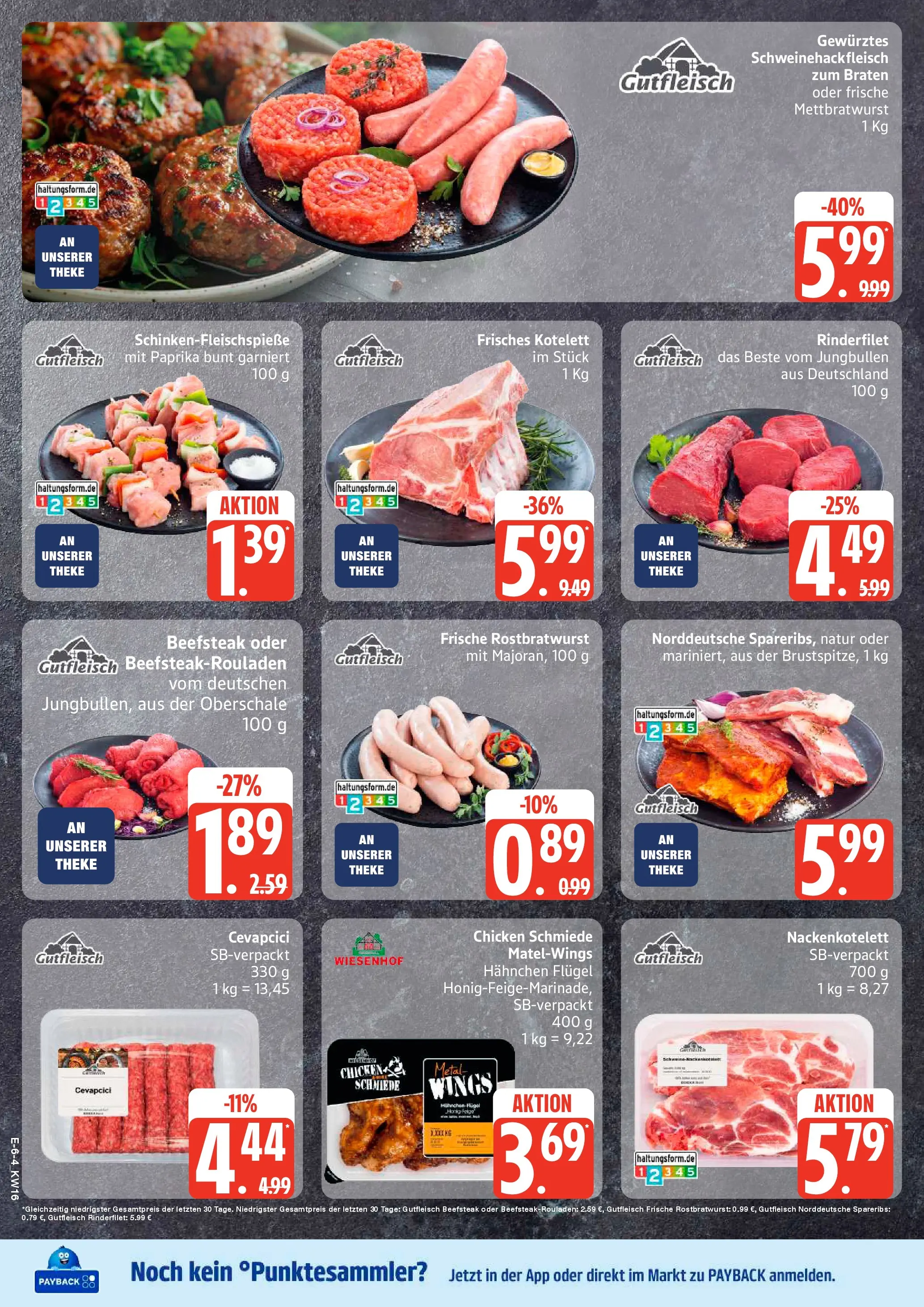 Edeka prospekt Rostock	 (ab 13.04.2026) » Angebote Online | Seite: 7 | Produkte: Hahnchen, Theke, Cevapcici, Paprika