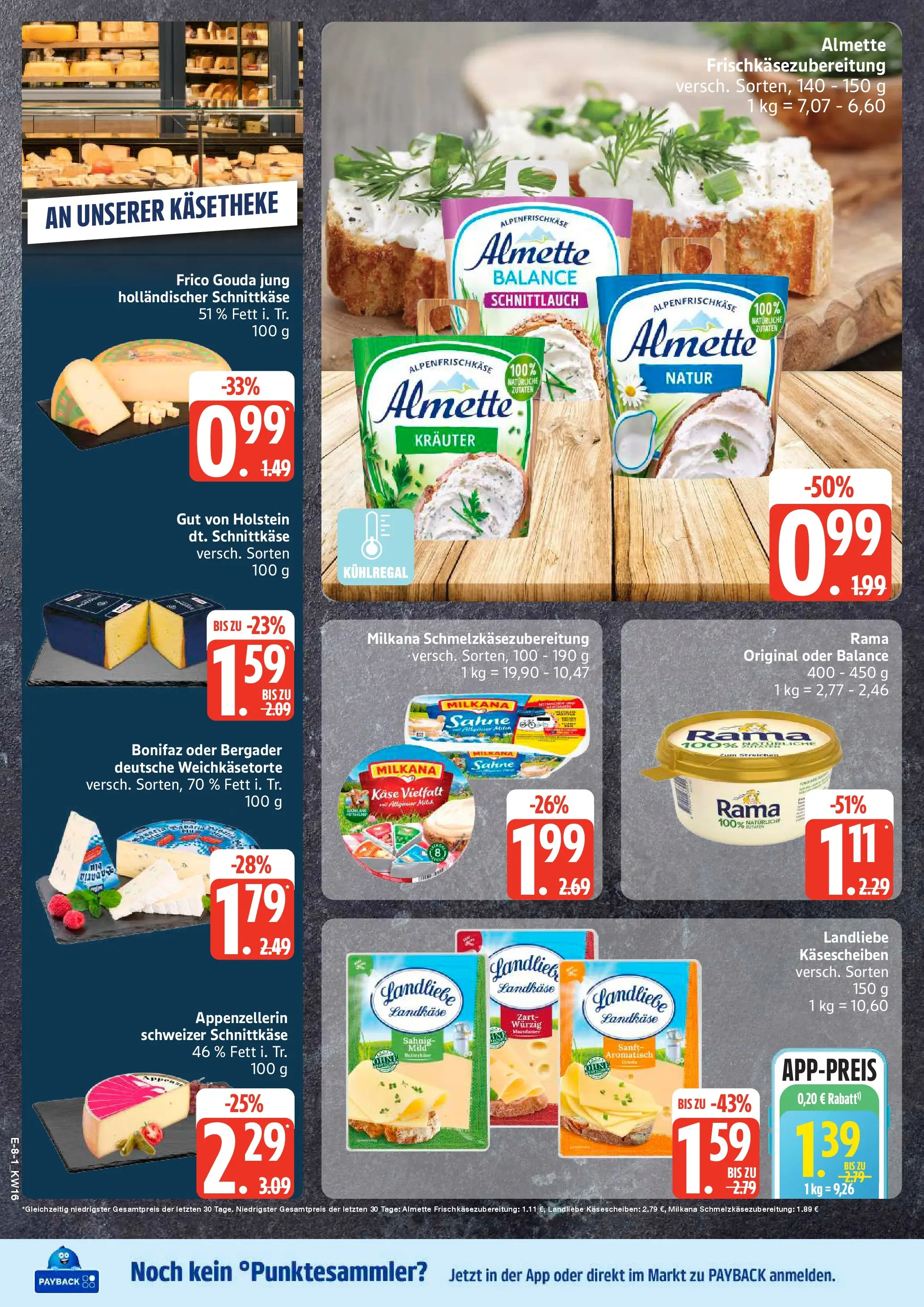 Edeka prospekt Ratzeburg	 (ab 12.04.2026) » Angebote Online | Seite: 10 | Produkte: Almette, Rama, Milkana, Gouda