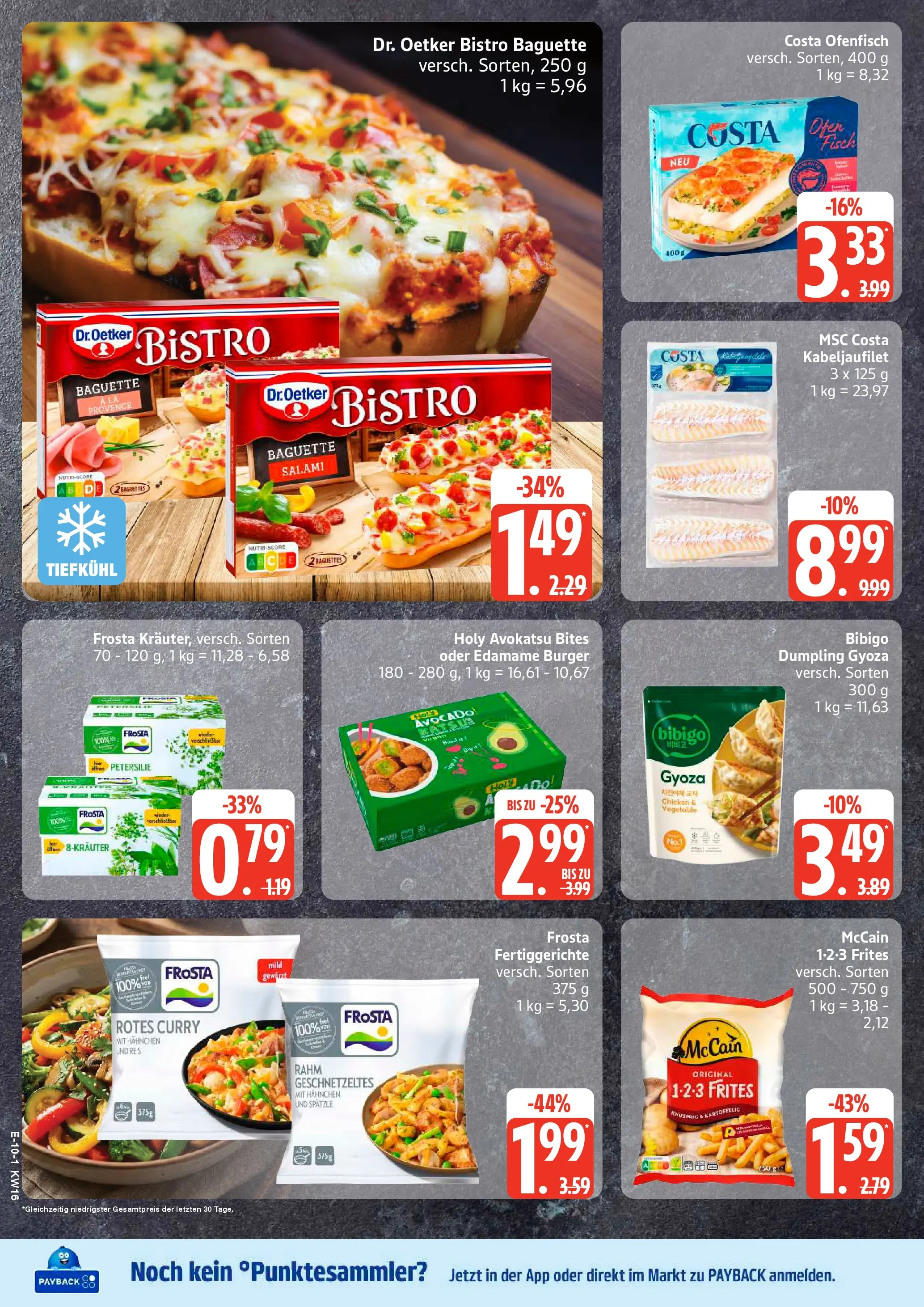 Edeka prospekt Ratzeburg	 (ab 12.04.2026) » Angebote Online | Seite: 12 | Produkte: Frosta, Fisch, Salami, Reis