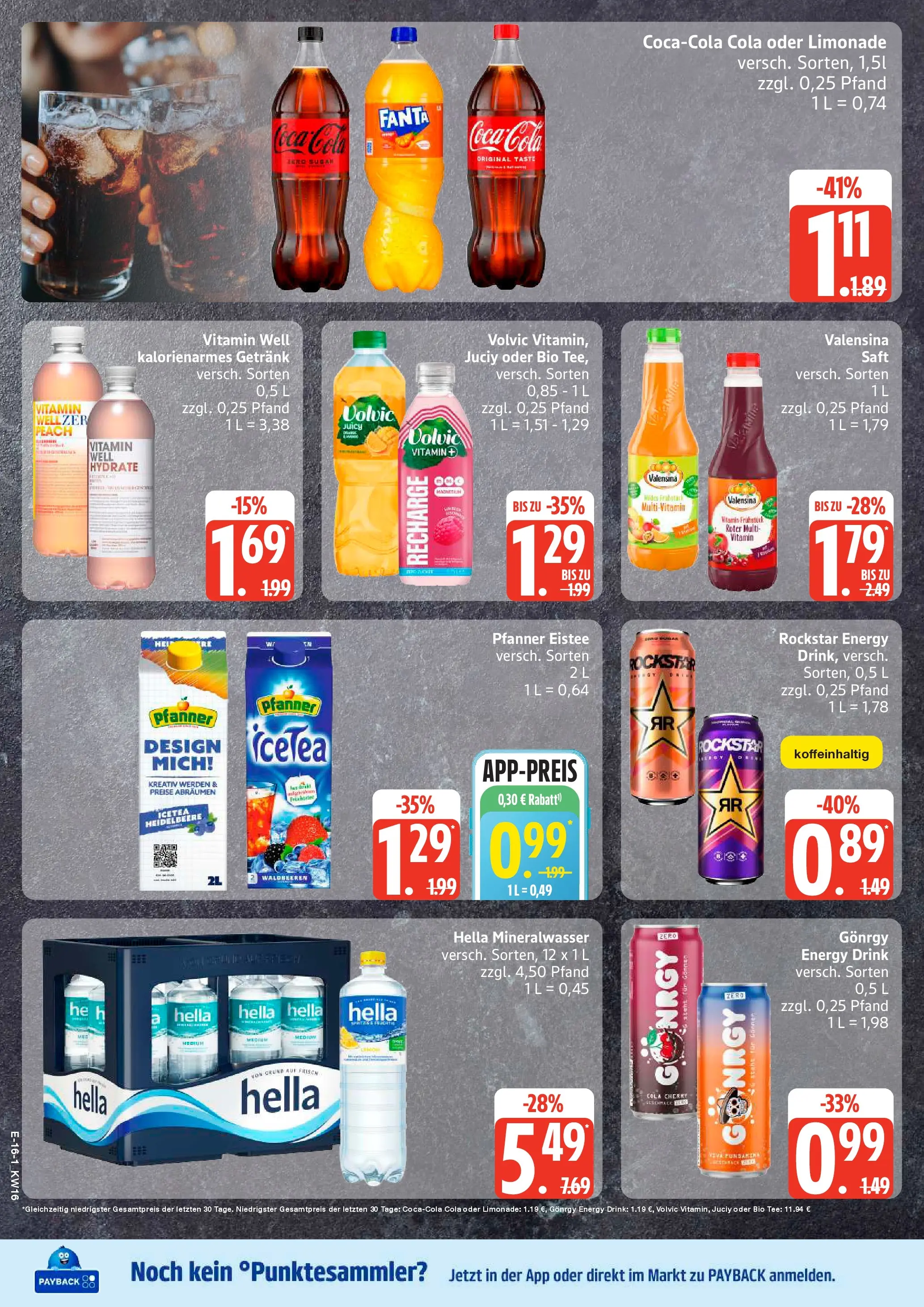 Edeka prospekt Ratzeburg	 (ab 12.04.2026) » Angebote Online | Seite: 20 | Produkte: Coca cola, Fanta, Mineralwasser, Tee