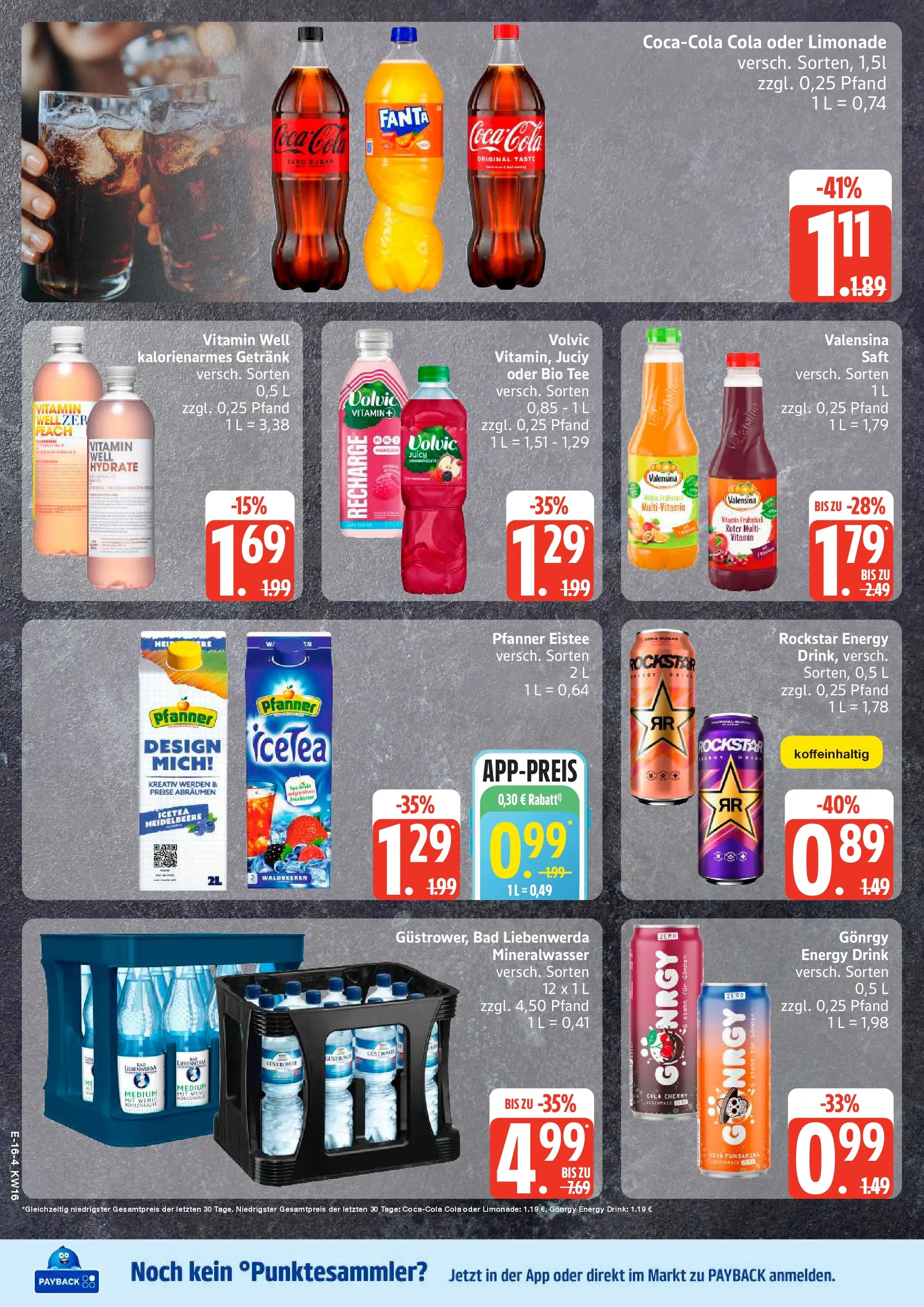 Edeka prospekt Rostock	 (ab 13.04.2026) » Angebote Online | Seite: 20 | Produkte: Rockstar energy, Energy, Pfanner eistee, Volvic