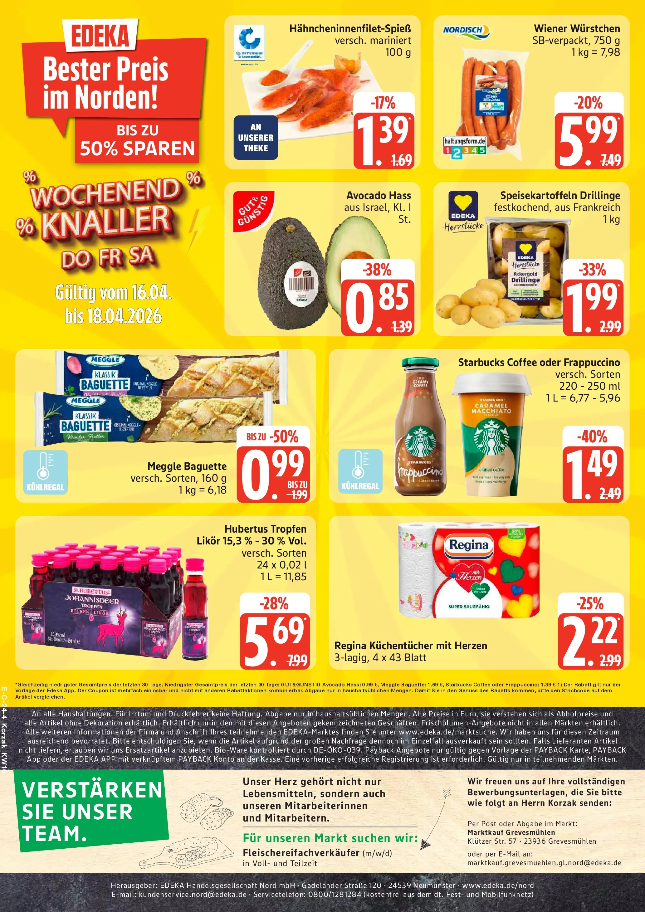 Marktkauf Prospekt Grevesmühlen	 (ab 13.04.2026) » Angebote online | Seite: 30 | Produkte: Theke, Likör, Baguette, Avocado