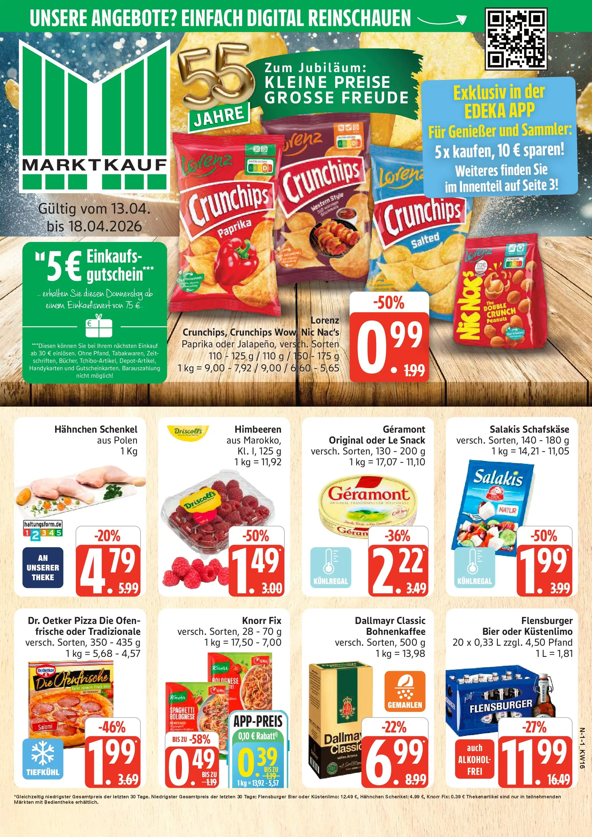 Marktkauf Prospekt Cuxhaven	 (ab 13.04.2026) » Angebote online | Seite: 1 | Produkte: Himbeeren, Theke, Ofenfrische, Paprika