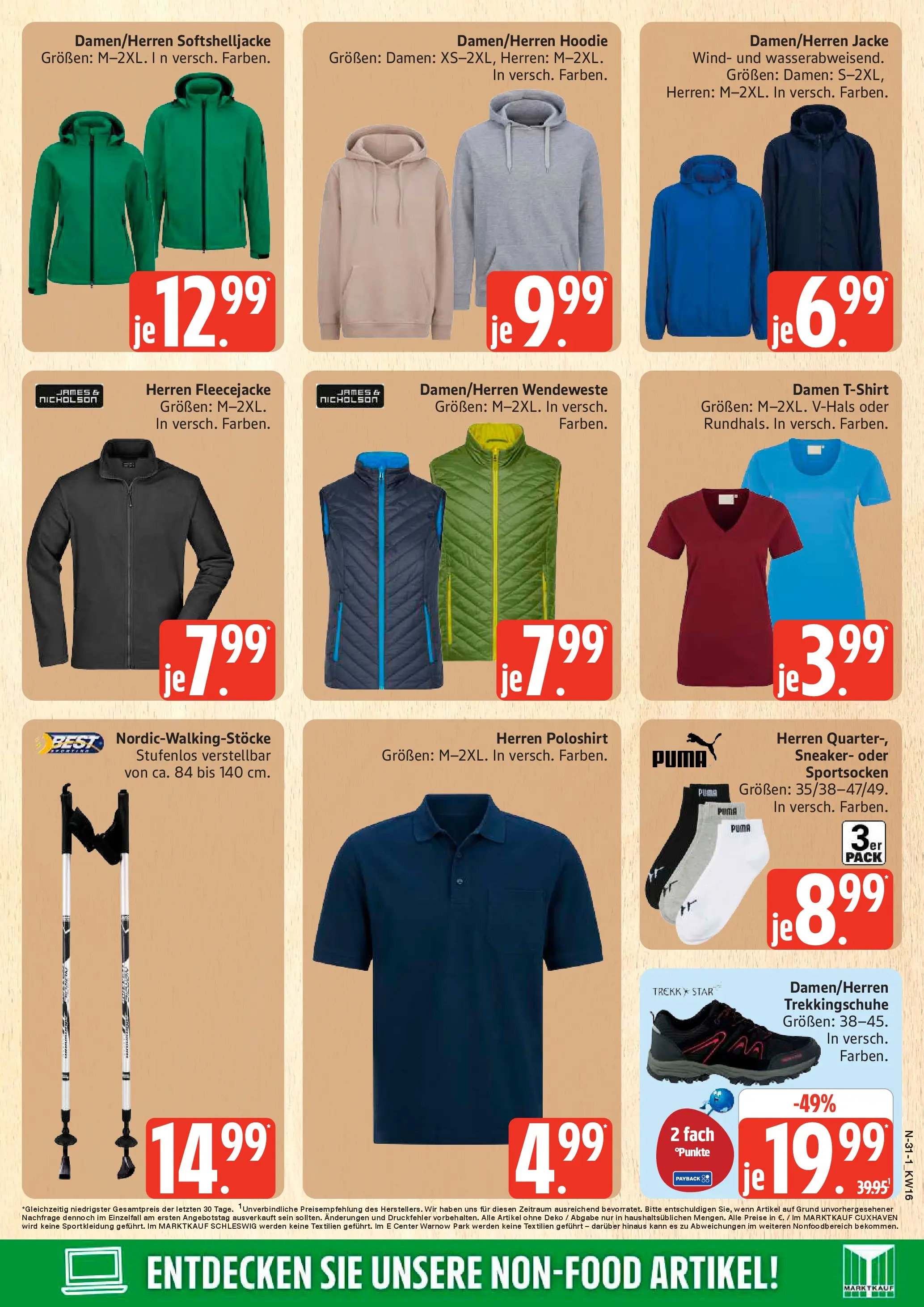 Marktkauf Prospekt Cuxhaven	 (ab 13.04.2026) » Angebote online | Seite: 31 | Produkte: Hoodie, Poloshirt, Jacke