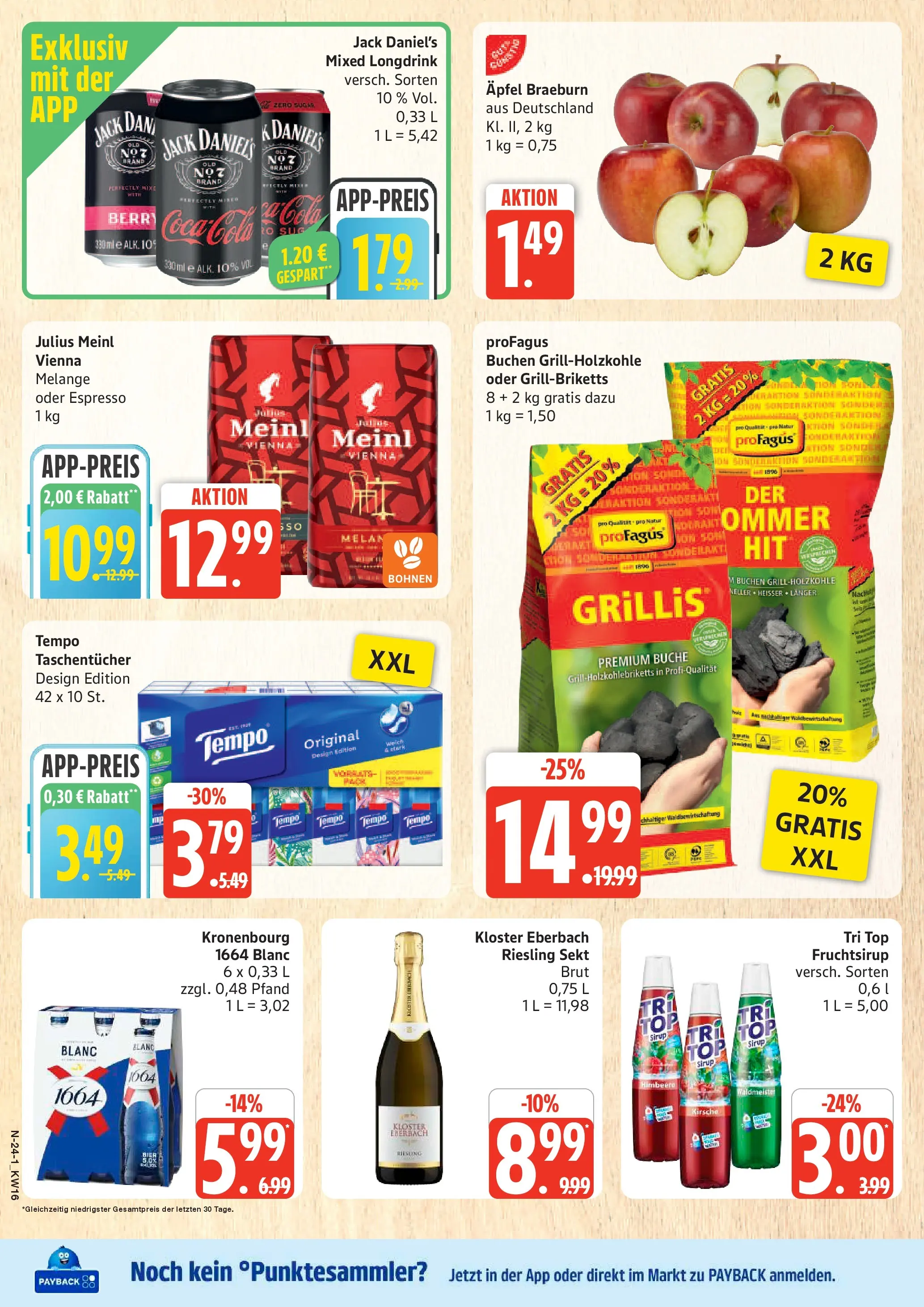 Marktkauf Prospekt Cuxhaven	 (ab 13.04.2026) » Angebote online | Seite: 24 | Produkte: Cola, Sekt, Jack Daniel's, Tempo