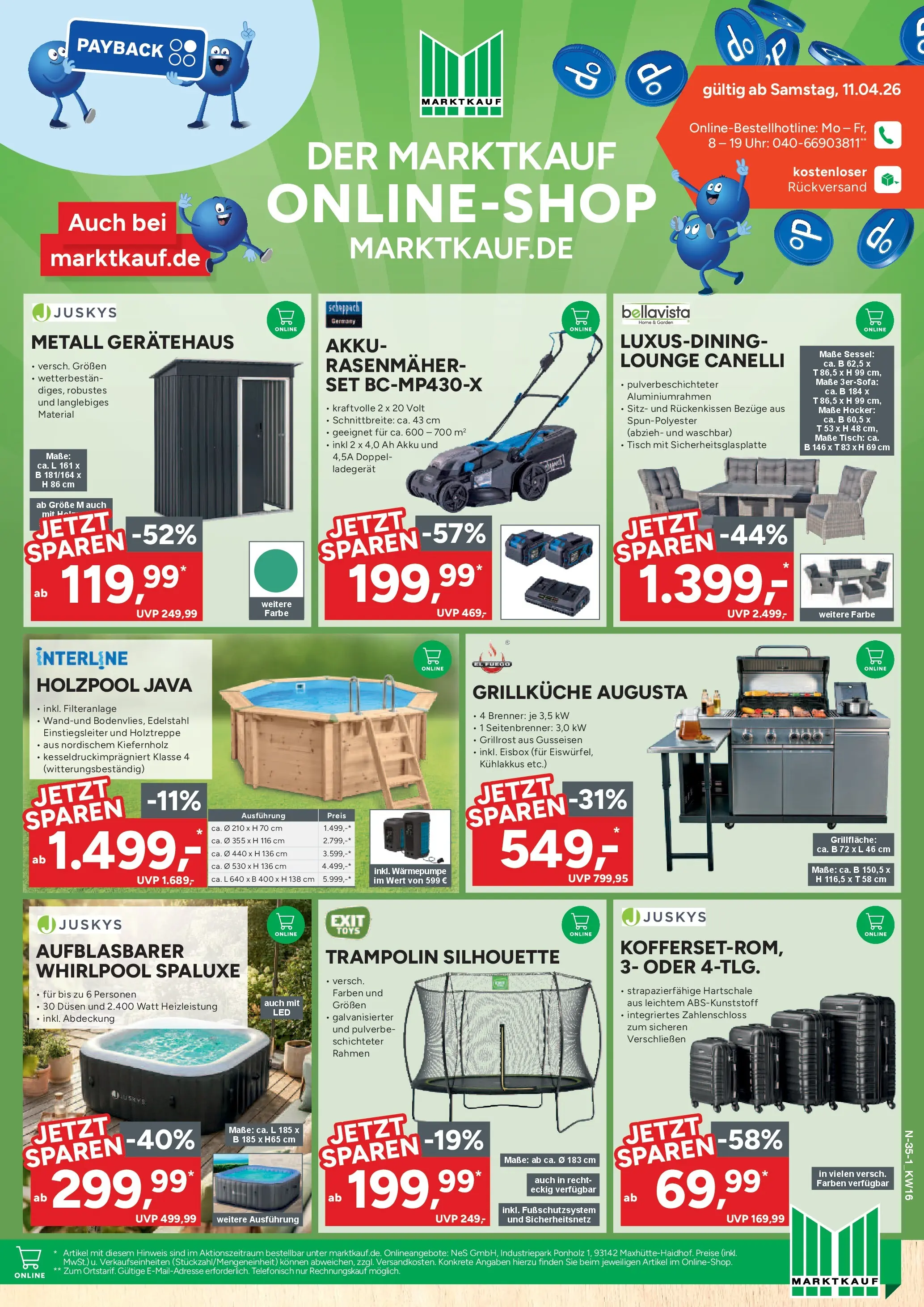 Marktkauf Prospekt Cuxhaven	 (ab 13.04.2026) » Angebote online | Seite: 35 | Produkte: Hocker, Sessel, Tisch, Uhr