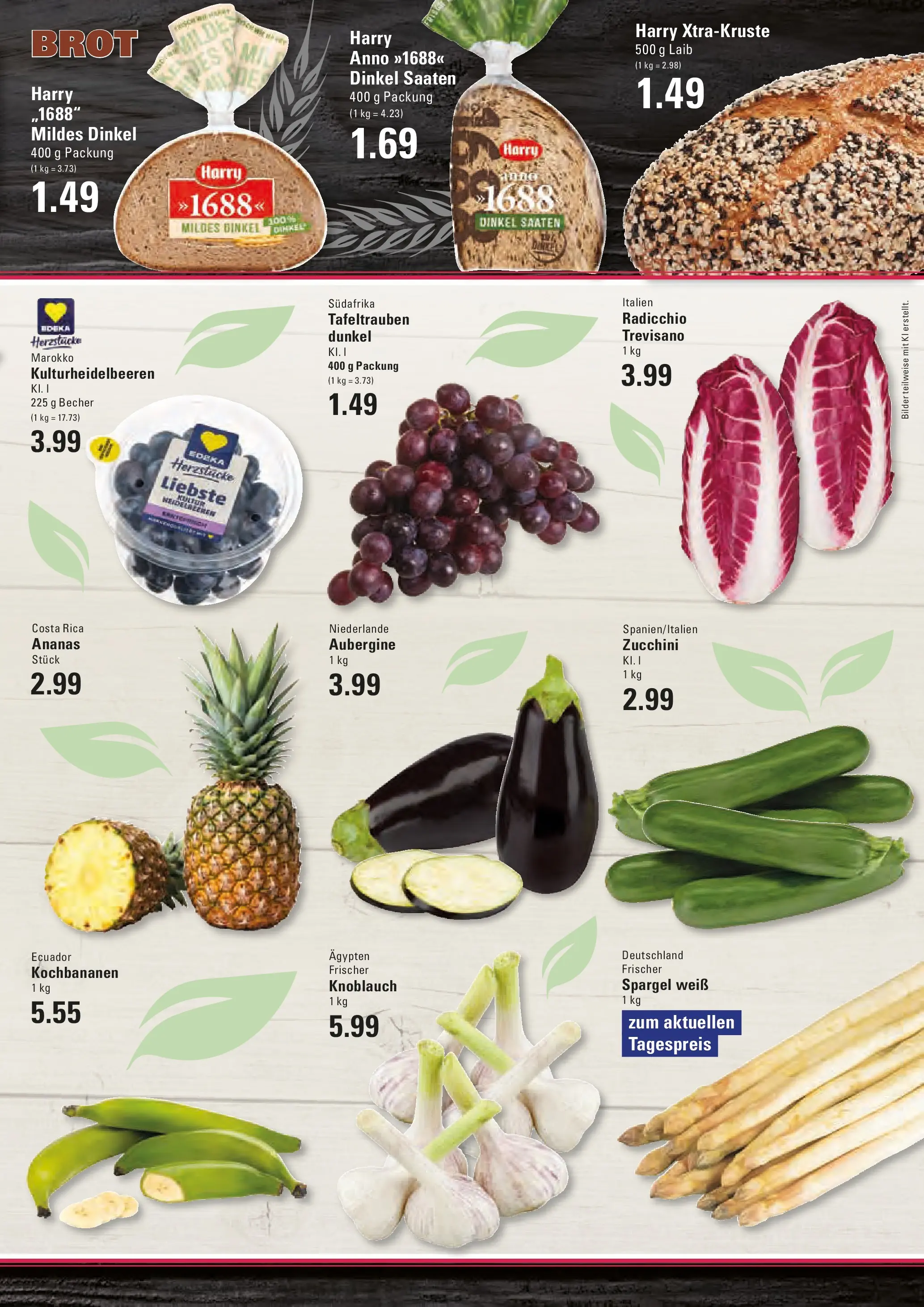 Angebote (ab 13.04.2026) » Angebote online | Seite: 3 | Produkte: Spargel, Bilder, Aubergine, Zucchini