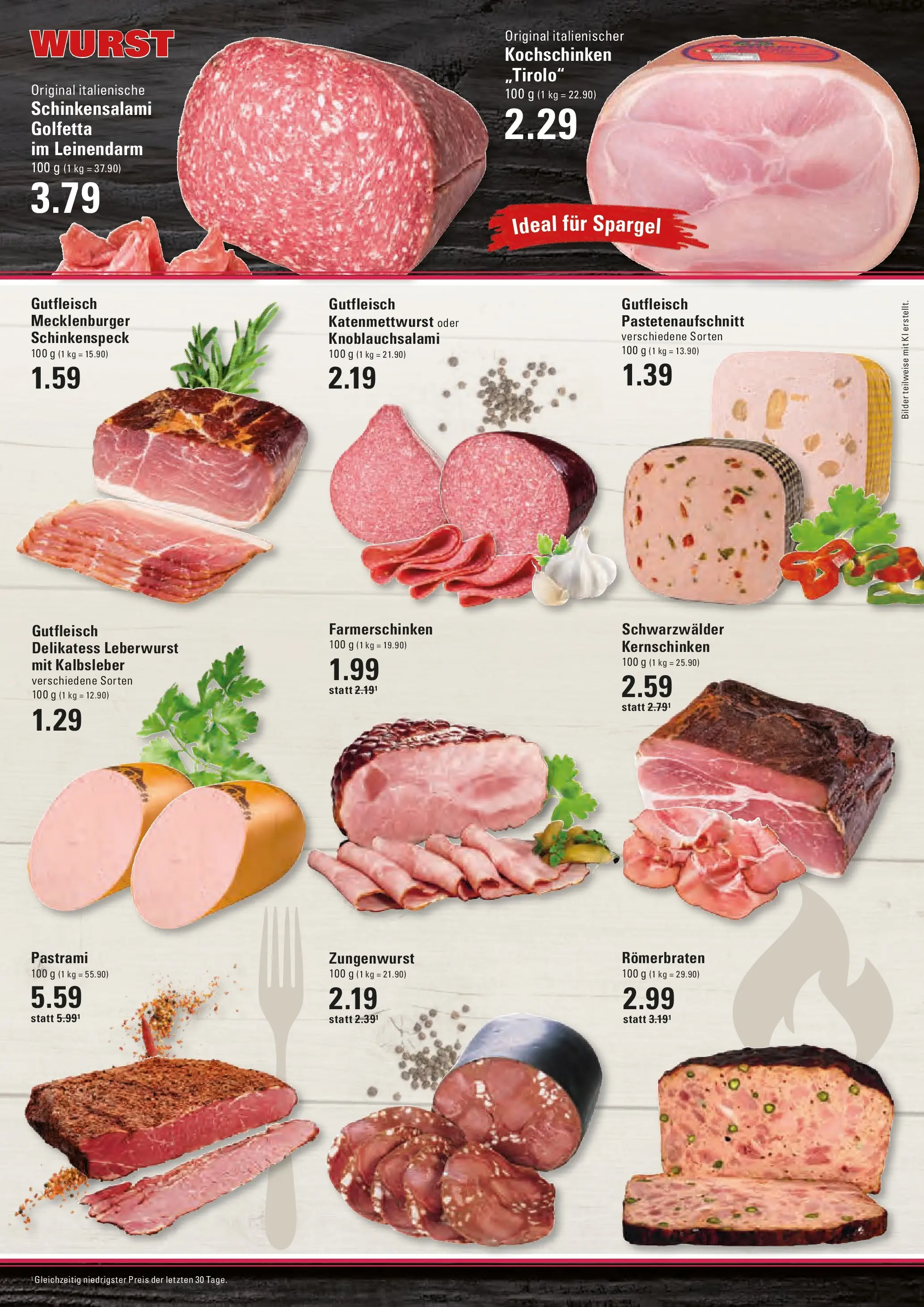 Angebote (ab 13.04.2026) » Angebote online | Seite: 5 | Produkte: Spargel, Kalbsleber, Bilder, Wurst